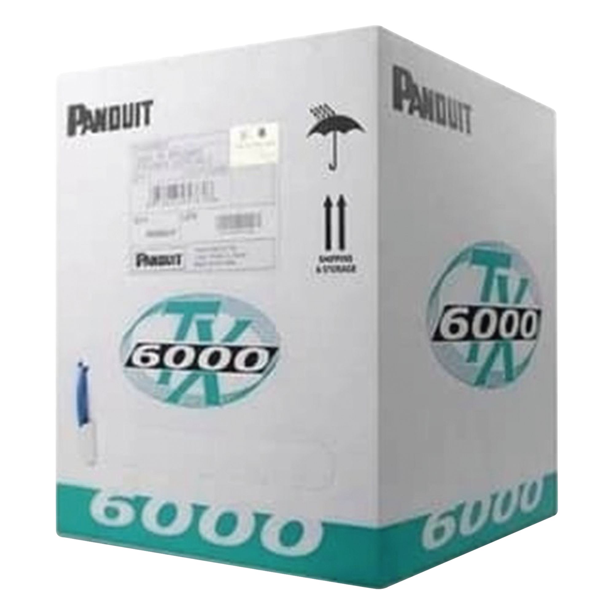 Bobina Cable UTP / Categoría 6 Mejorado / 305 m (1000 ft) / 23 AWG / 4 Pares / PVC CM / Reelex — PANDUIT · SKU PUC6004YL-ME