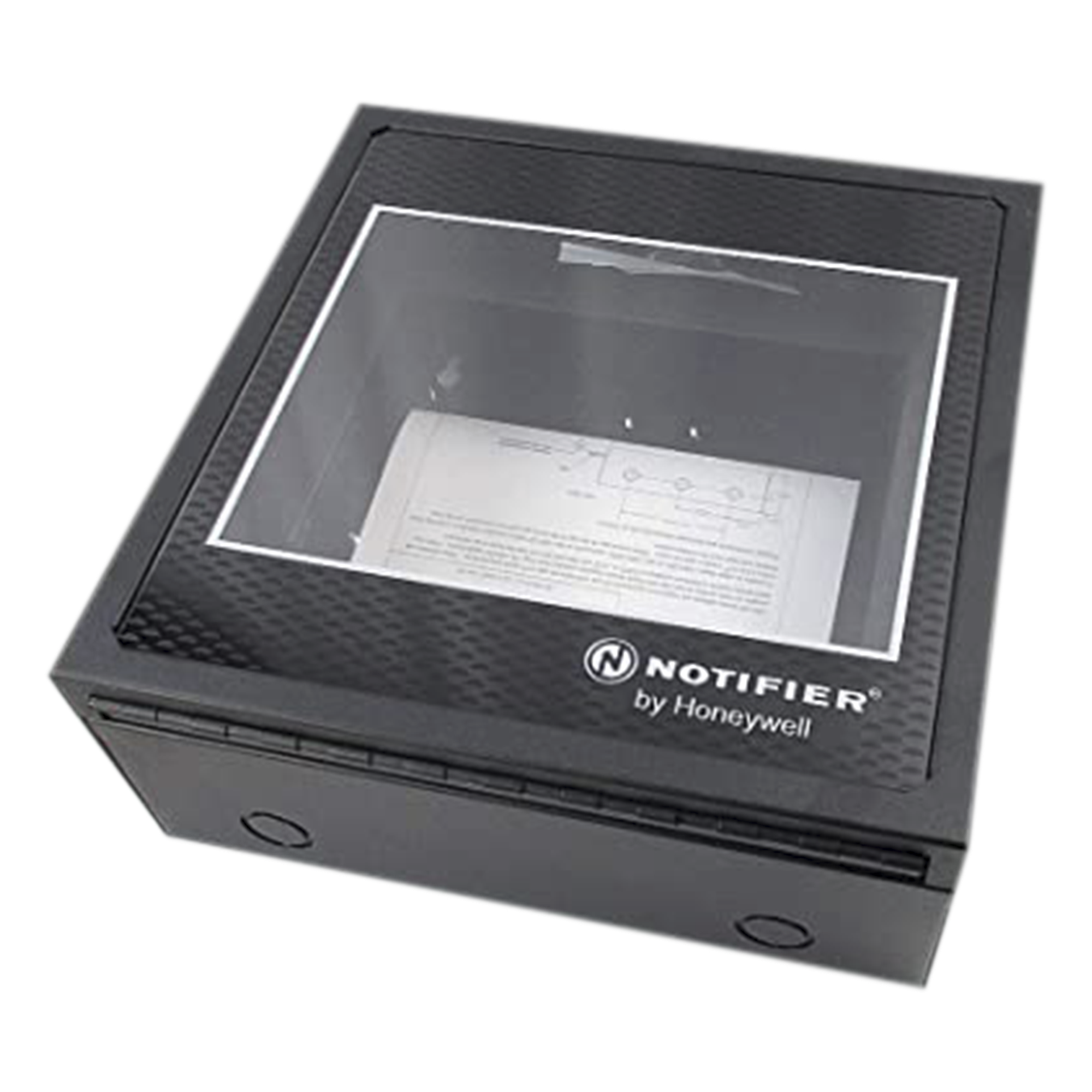 Gabinete de Montaje en Superficie / Para Anunciador NCA-2 y Módulo NCM / Color Negro / Compatible con Noti-Fire-Net — NOTIFIER · SKU ABS-2D