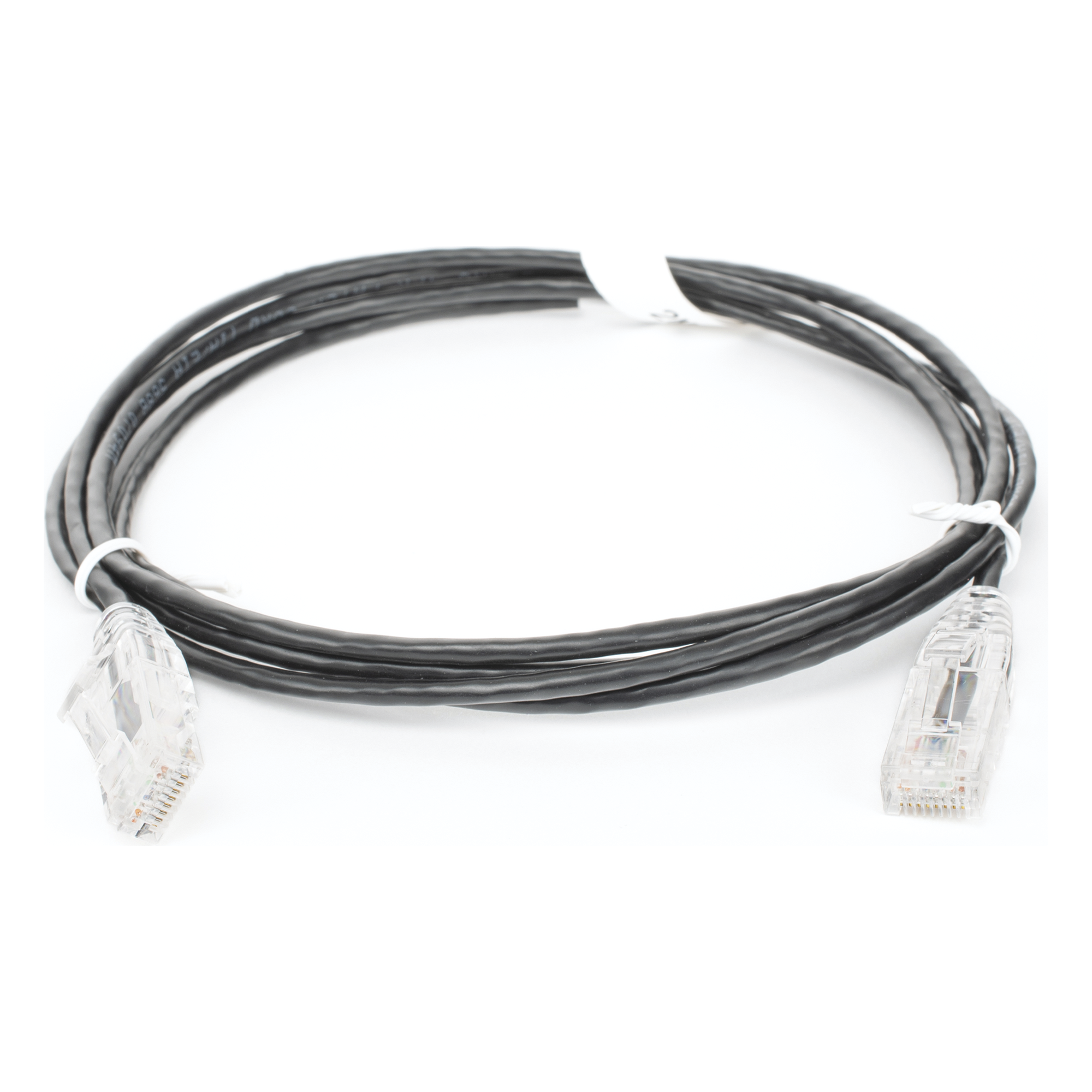 Cable de Parcheo Slim UTP Cat6 / 28 AWG / 2 m (6.56 ft) / 1 Gbps / RJ45 Chapado en Oro