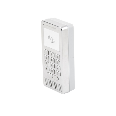 Audioportero IP (SIP), Antivandálico, apertura por código, llamada y/o tarjeta, teclado iluminado