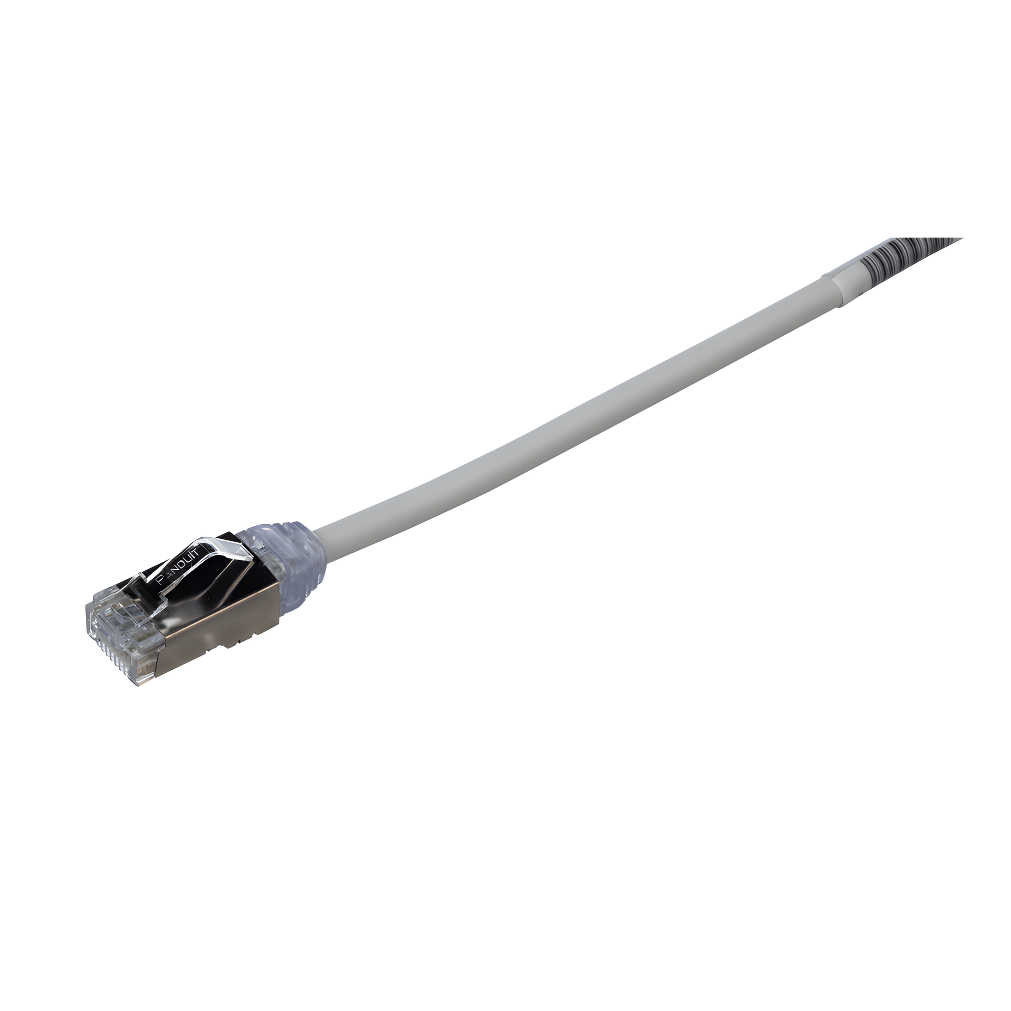 Patch Cord Cat6A / 28 AWG Diámetro Reducido / S/FTP Blindado / CM/LS0H / 5 m (16.40 ft) / Gris — PANDUIT · SKU STP28X5MIG