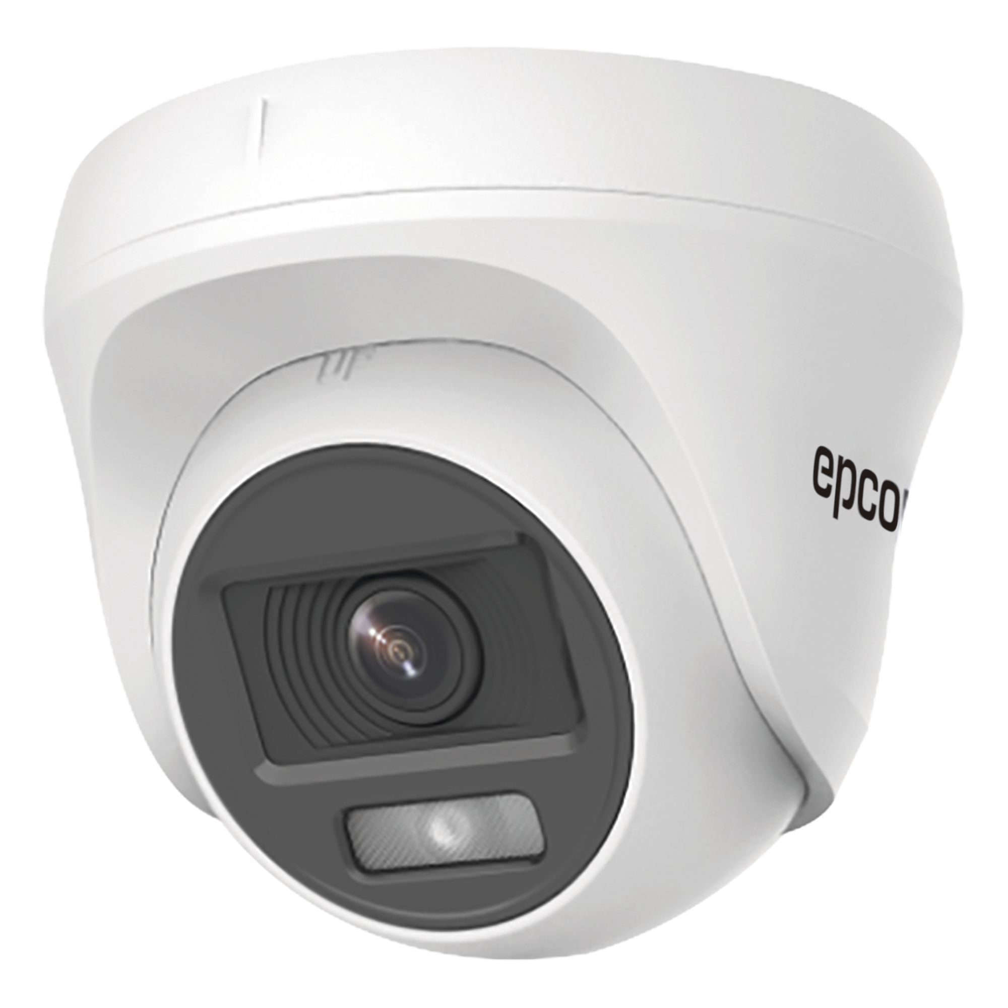 Cámara Turret TURBOHD / 2 Megapixel / Color 24/7 / Luz Blanca 20 m (65.6 ft) / Micrófono Integrado / 4 Tecnologías / Interior — EPCOM PROFESSIONAL · SKU E8-TURBO-PC/A