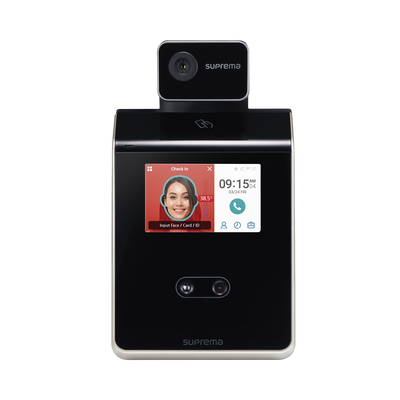 FaceStation 2 Lector Facial/ Notificación por Temperatura Alta /  Bluetooth MultiClass SE Dual RFID (125KHZ EM HID PROX 13.56MHZ Mifare DesFire / EV1 FELICA ICLASS S) Compatible con BioStar2