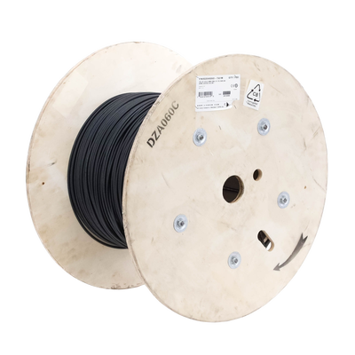 Cable de Fibra Óptica de 6 Hilos, Interior/Exterior, Tight Buffer, No Conductiva (Dieléctrica), LS0H, Multimodo OM4 50/125 Optimizada, 1 Metro (3.28 Pies)