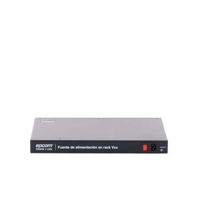 Fuente 12 Vcc /  Industrial / tipo RACK / 20 Amperes / 16 salidas / 1.25 Amperes por salida administrada / 2.5 Amperes por salida máxima 