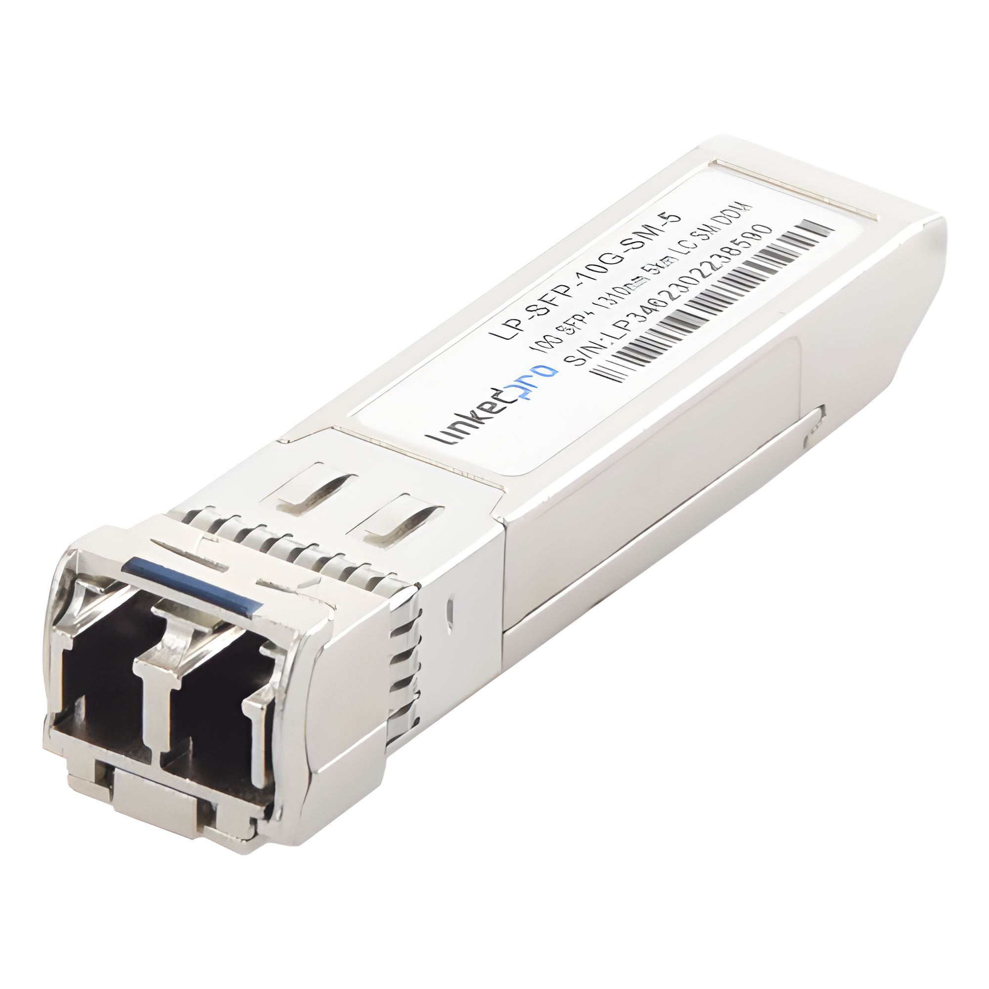 Transceptor SFP+ / 10 Gbps / Monomodo 1310 nm / Alcance 5 km (3.1 mi) / LC/UPC Dúplex / DDM — LINKEDPRO BY EPCOM · SKU LP-SFP-10G-SM-5