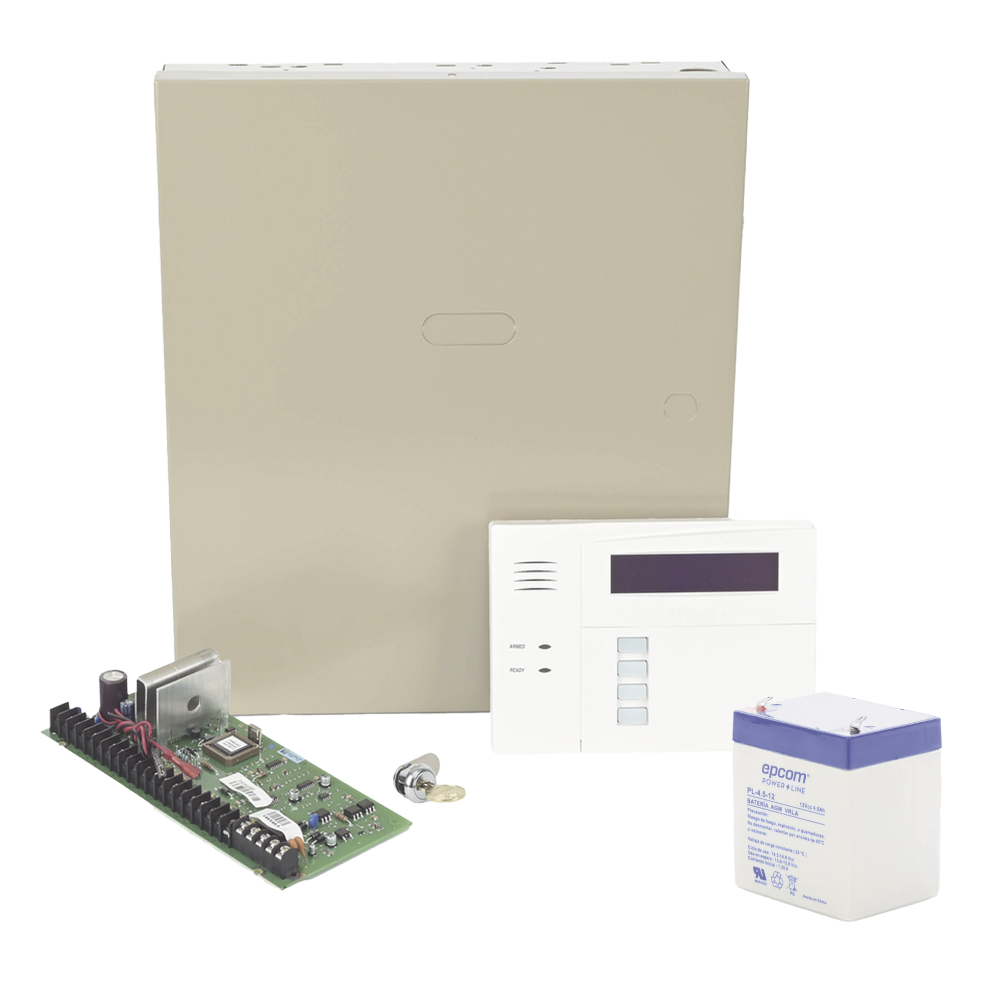 Panel de Alarma Híbrido / 48 Zonas / 3 Particiones / IP y Celular 4G / Teclado con Receptor Inalámbrico — HONEYWELL HOME RESIDEO · SKU VISTA48LANB/6160RF