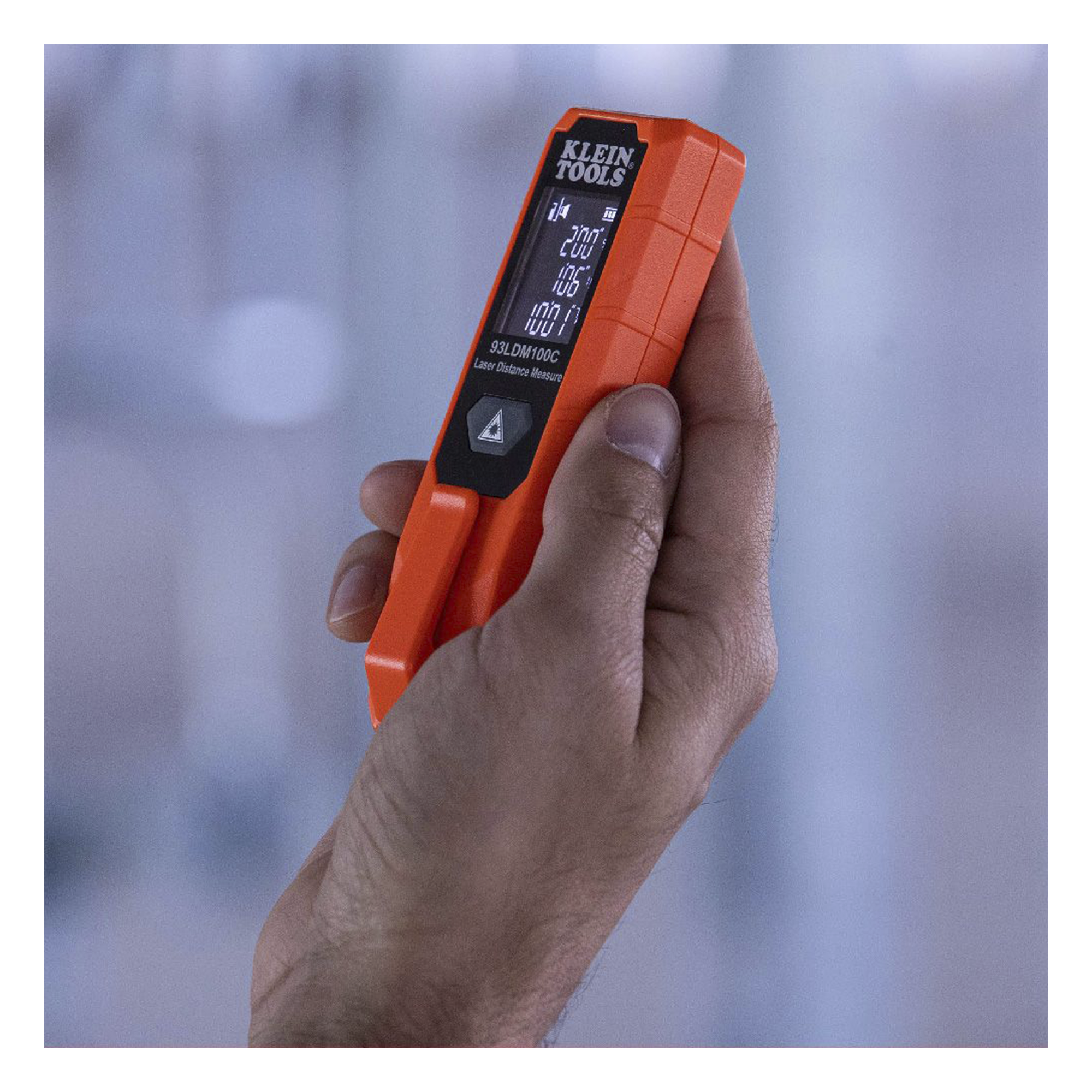 Medidor Compacto Láser de Distancias. Rango: 5.1 cm a 30.5 m / Opción cm o pulg. o Combinado /  Clip para Bolsillo.