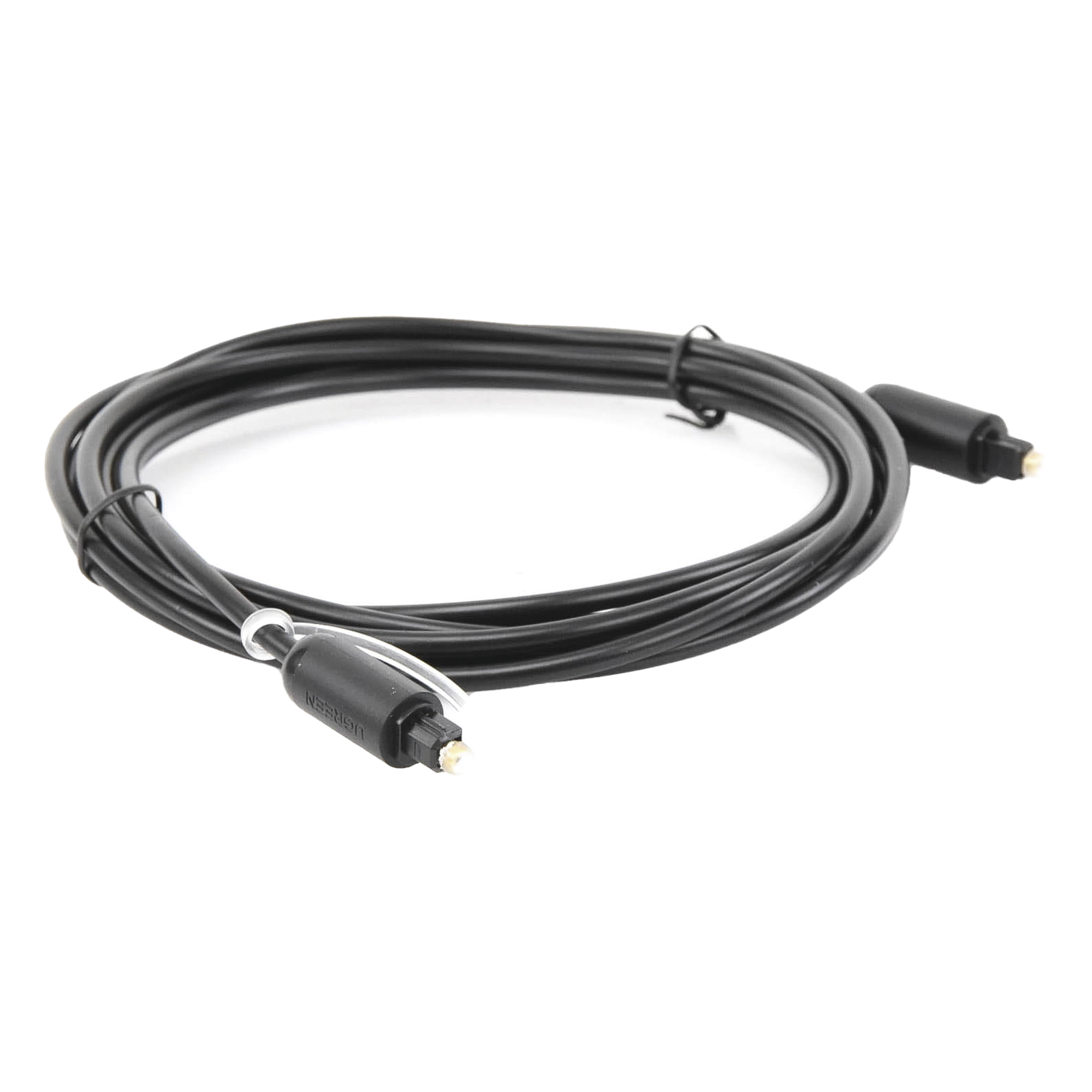 Cable Óptico Toslink (S/PDIF) de Alta Calidad para Audio Digital / 3 Metros (9.84 Pies) / Tapa de Protección / Dolby 7.1 Canales / Diseño Durable / Plug & Play / Color Negro