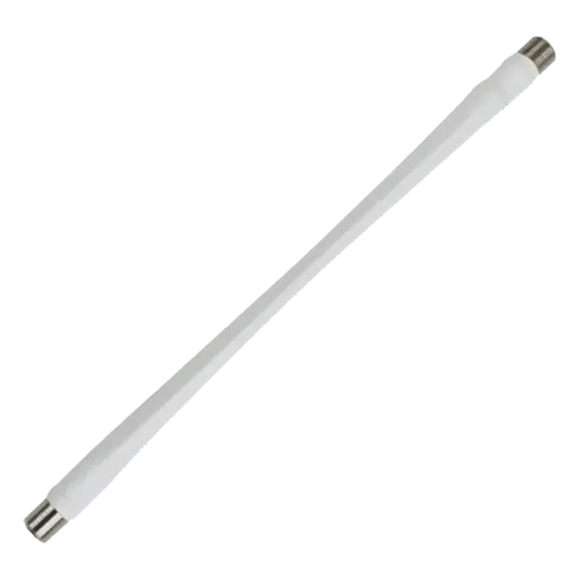 Jumper Coaxial / 25.4 cm (10 pulgadas) / Conectores F Hembra / 75 Ohm / Diseño Plano / Color Blanco — WILSONPRO / WEBOOST · SKU 951182