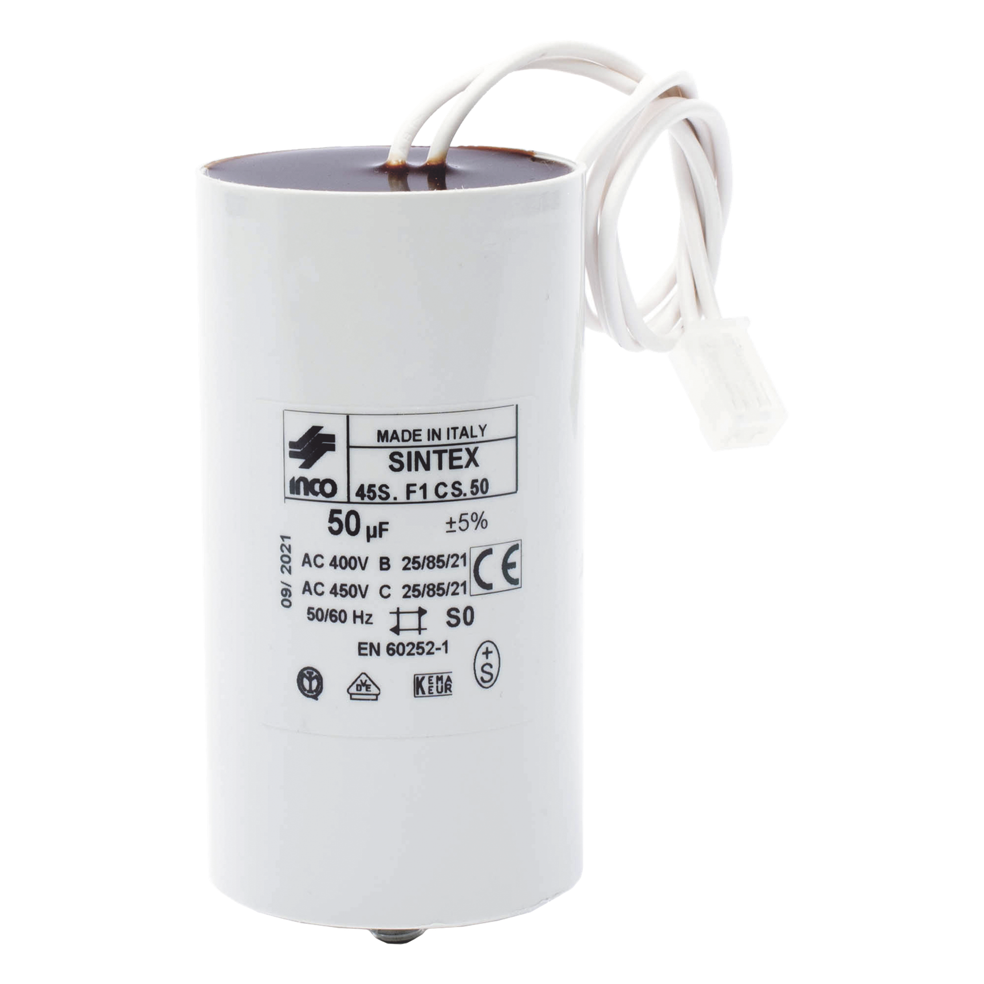 Capacitor / 50 µF / 115V / Operadores FAAC 741 y Blizzard900 · SKU 6020662