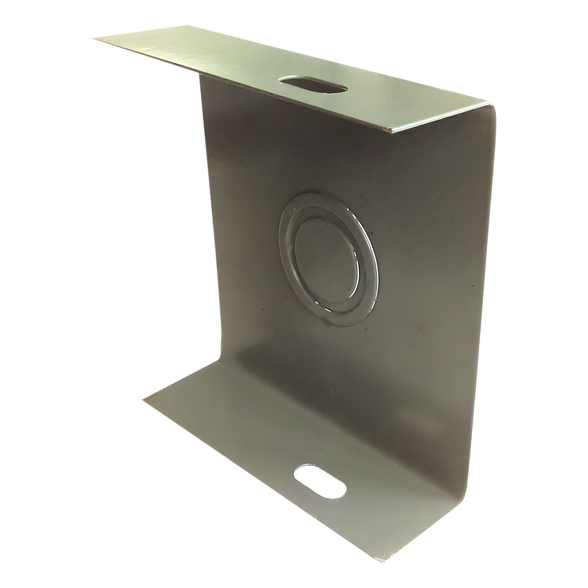 Placa de Cierre para Ducto / 100 x 100 mm (4 x 4 pulg) / Acero al Carbón Calibre 20 / Pintura Electrostática Gris / Norma NOM y ASTM 635A — CHAROFIL · SKU CH-DCPC100L