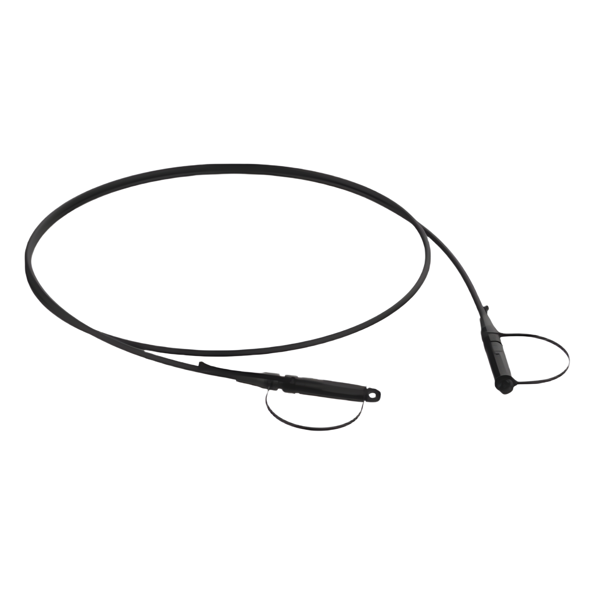 Cable Preconectorizado Caja a Caja / Conectores MH1A / Fibra G.657.A2 / 400 m (1312.3 ft) / HDPE con FRP / -30°C a +65°C — FIBERHOME · SKU FITODC-MH1A-400
