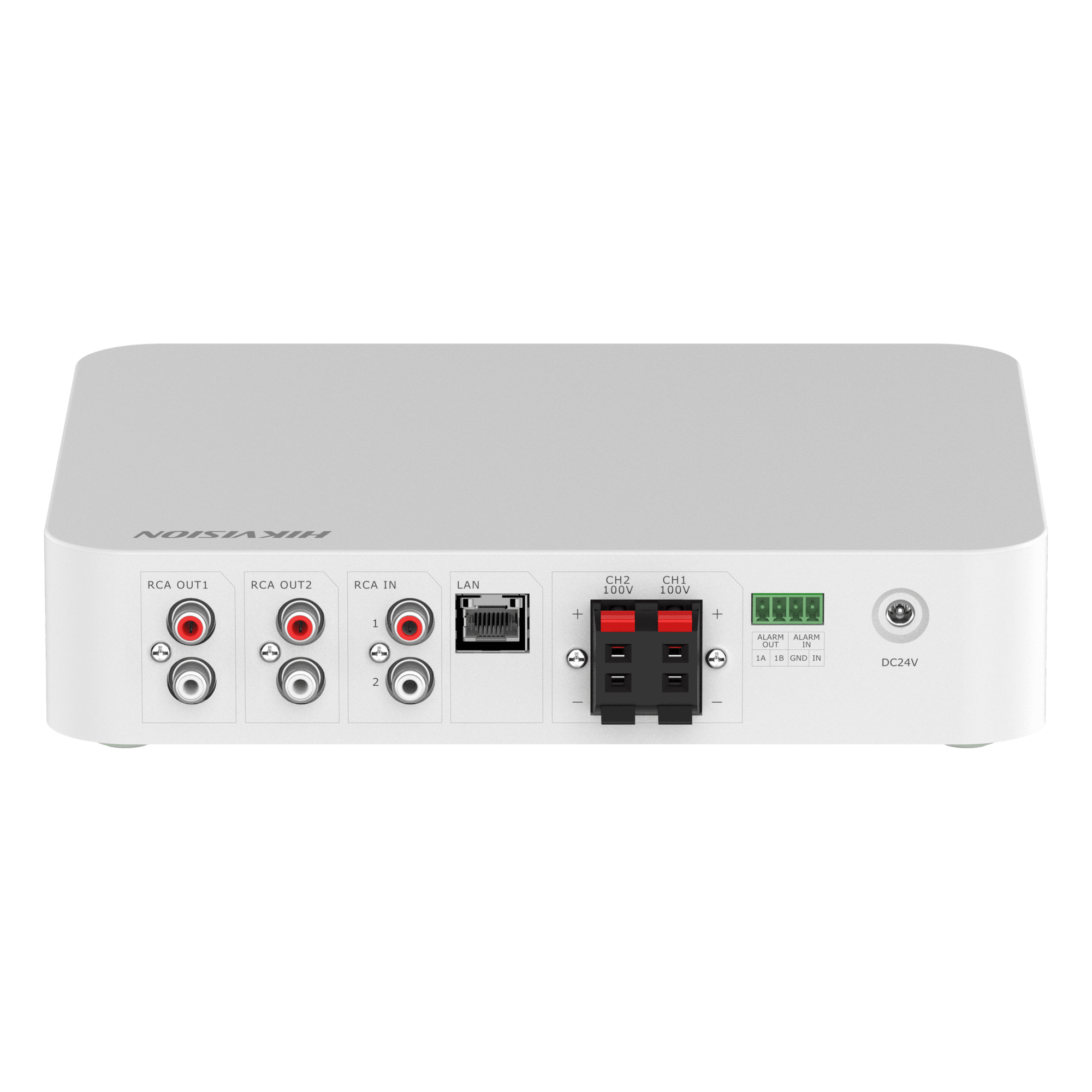 Amplificador de Audio IP / 80 W / 2 Zonas 40 W / 100V/70V / Bluetooth / USB / RCA / Micrófono / Spotify / Control Web