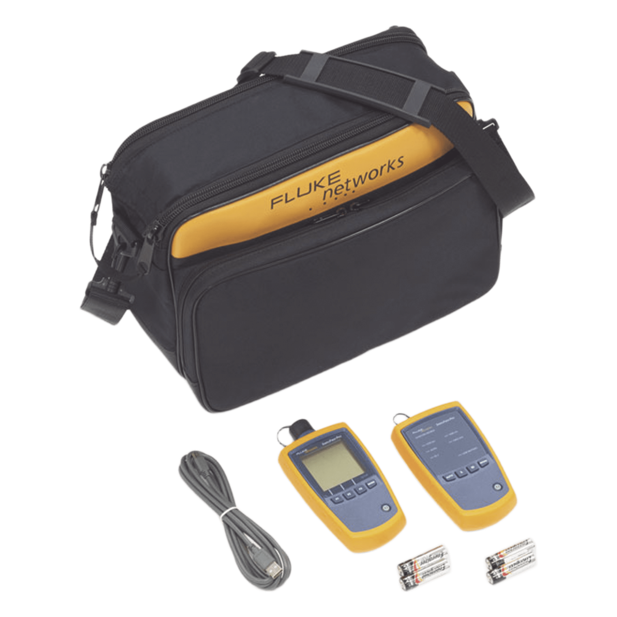 Kit de Verificación de Fibra Óptica / Monomodo / 1310-1550 nm / Fuente Láser FP / Medidor de Potencia / 14.2x8.1x4.1 cm (5.6x3.2x1.6 in) / 278 g — FLUKE NETWORKS · SKU FTK2000