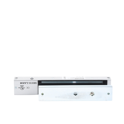 Chapa Magnética 600 lbs con LED /  Sensor de Estado de Unión / Sin Magnetismo Residual / Uso Interior.