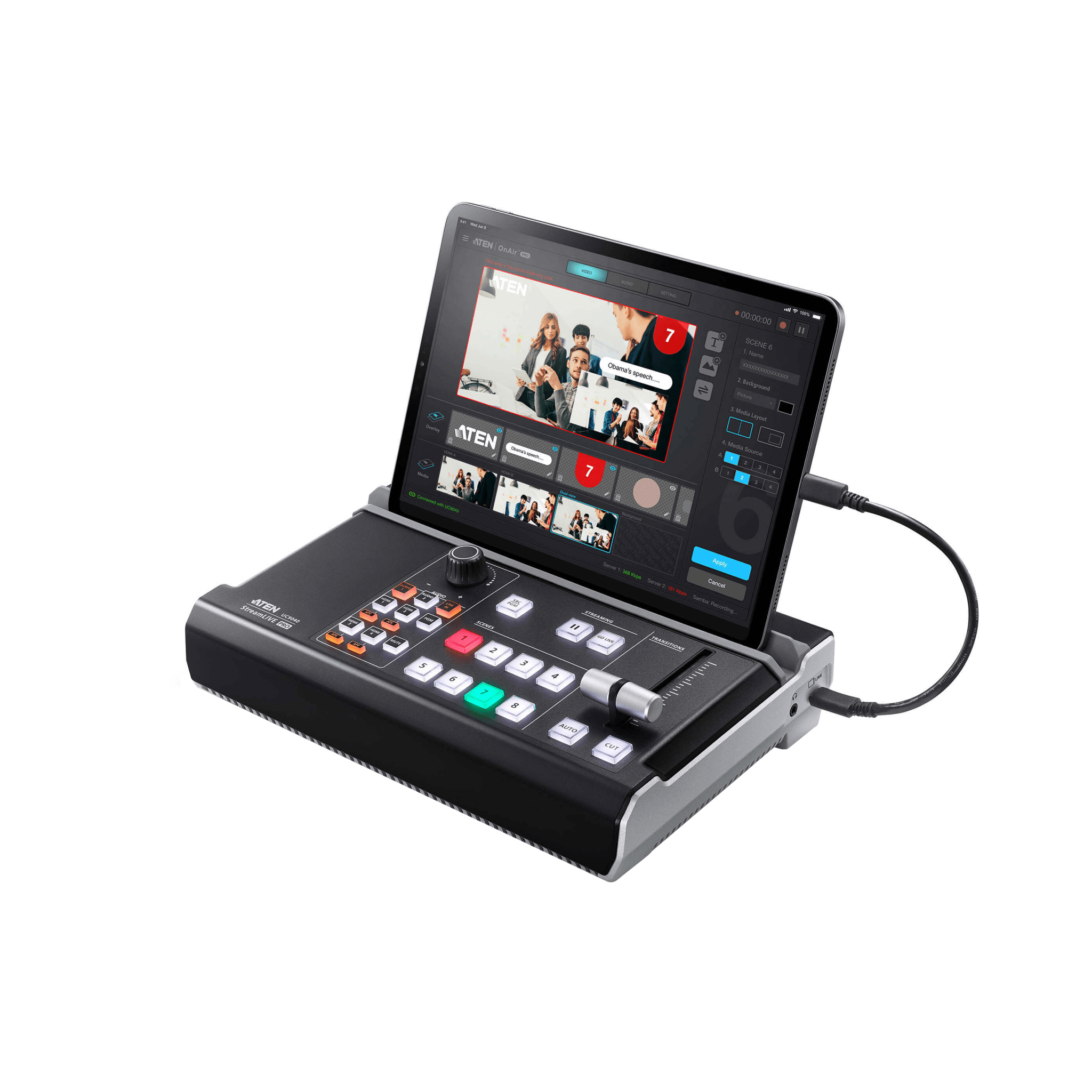 StreamLIVE PRO - Mezclador AV StreamLIVE™ HD con streaming