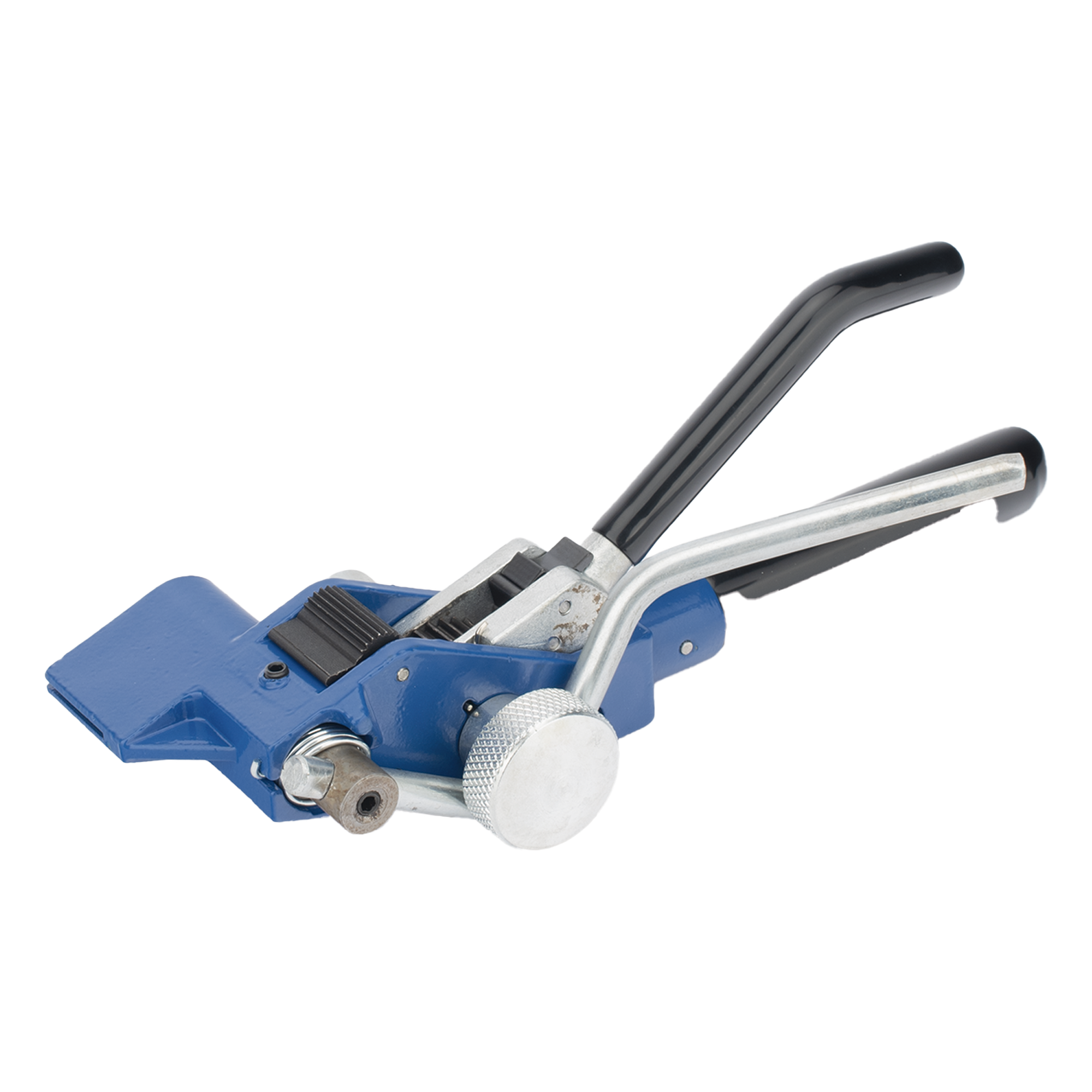Flejadora Tipo Matraca / Corte Integrado / Fleje 6-20 mm (1/4" a 3/4") / Espesor 0.4-0.76 mm / Acero Resistente — LINKEDPRO BY EPCOM · SKU LP-FM01