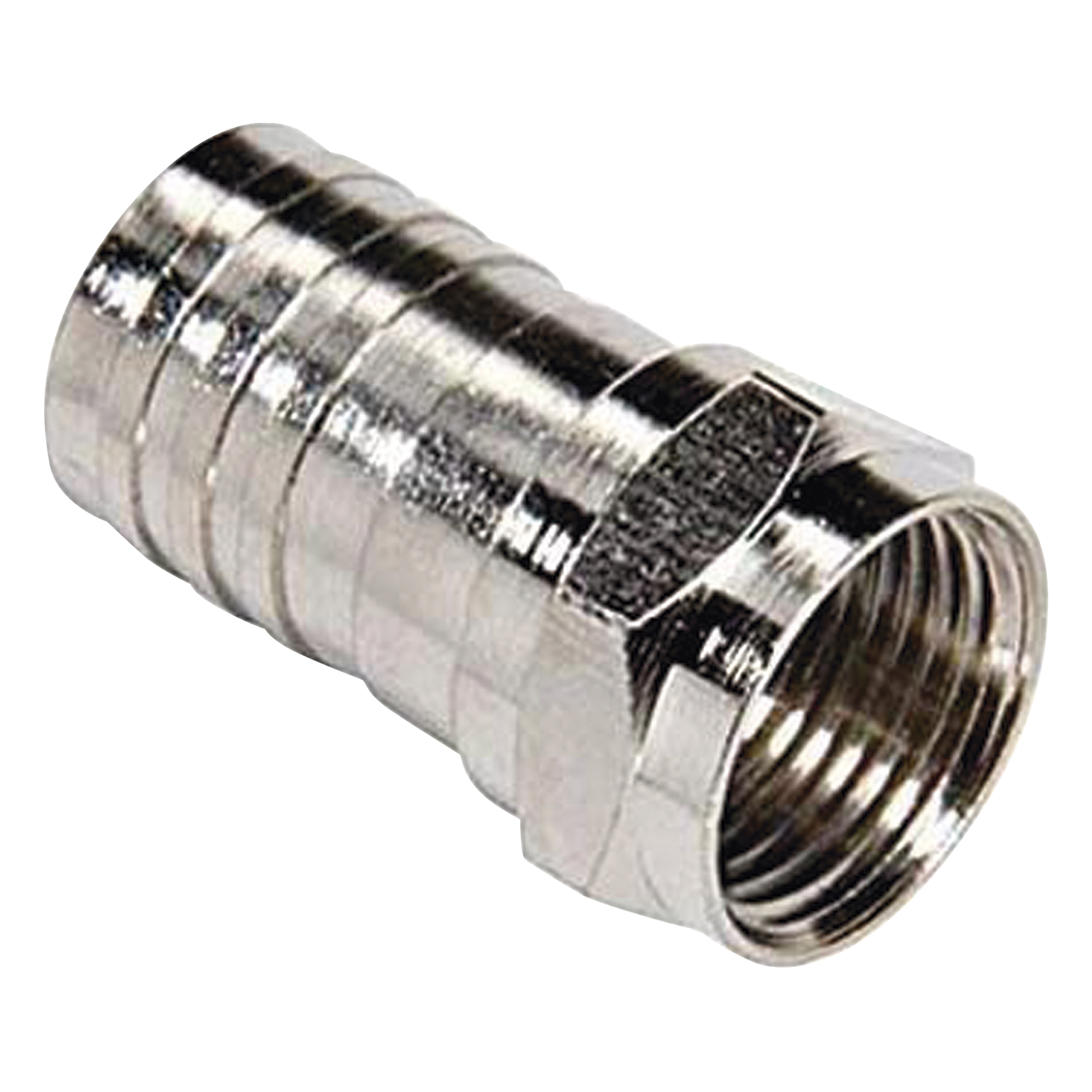 Conector F Macho / Doble Blindaje / Plegable / Bronce Niquelado / RG-6 — EPCOM TITANIUM · SKU TT-CON-534