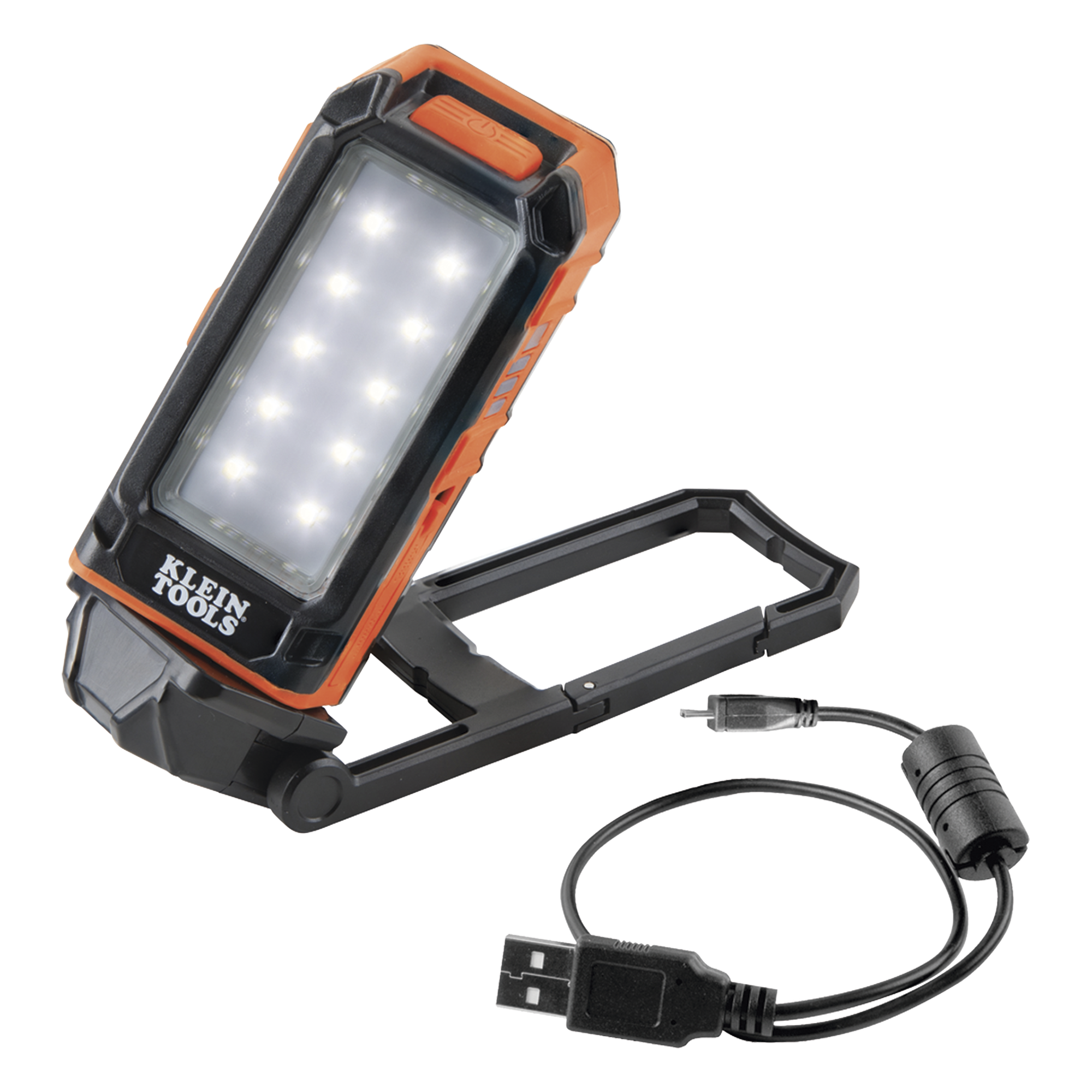 Lámpara LED de Trabajo / 460 Lúmenes / Autonomía 9 h / Recargable USB / Magnética / IP54 — KLEIN TOOLS · SKU 56-403