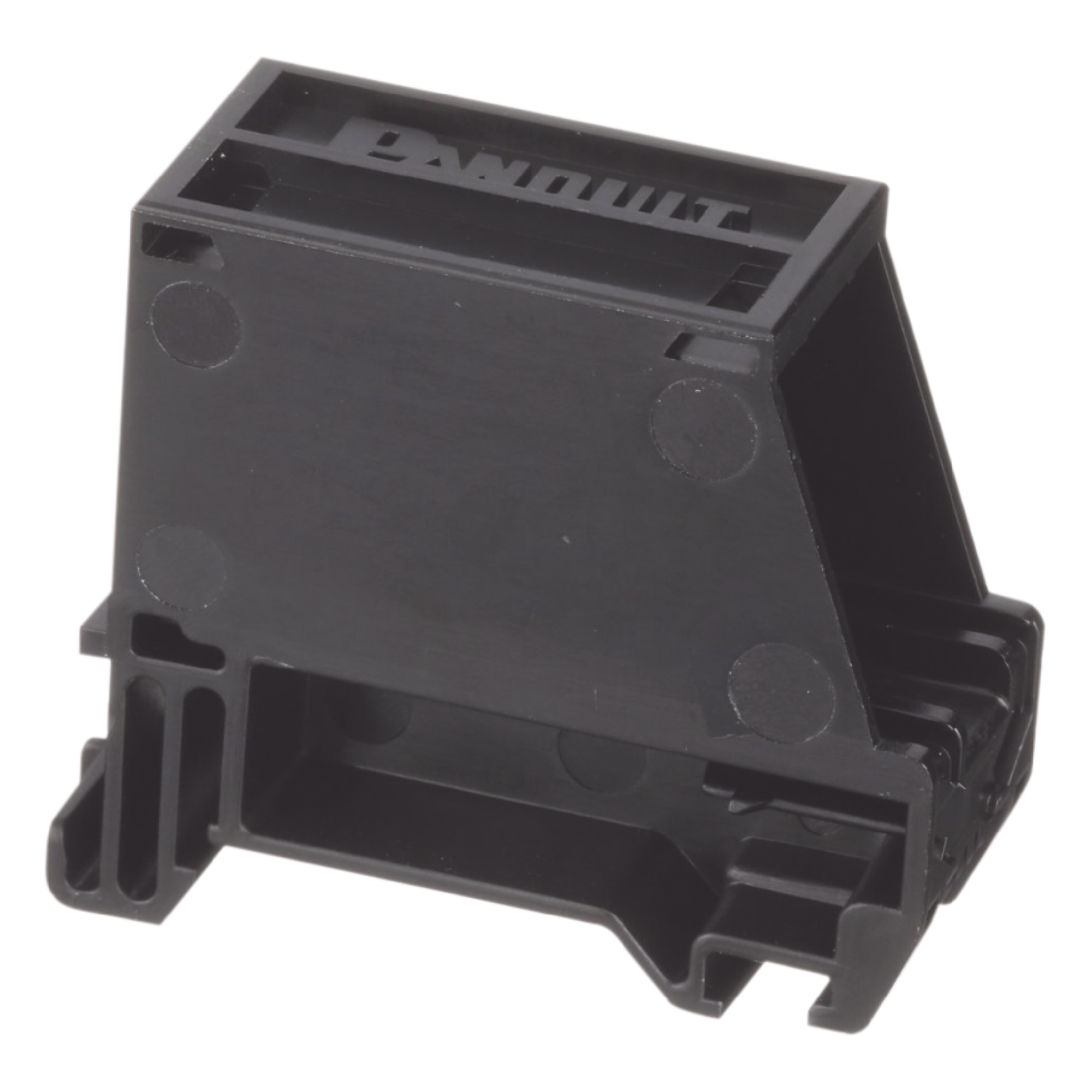Adaptador de 1 Puerto / Riel DIN 35 mm (1.38 in) / Policarbonato / UL94V-0 / Mini-Com — PANDUIT · SKU CADIN1BL