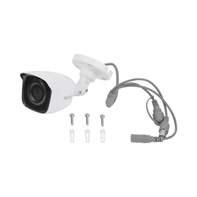 Bala TURBOHD 5 Megapíxel / Lente 2.8 mm (85° de Visión) / Exterior IP66 / IR EXIR 20 mts / TVI-AHD-CVI-CVBS/ Metal 
