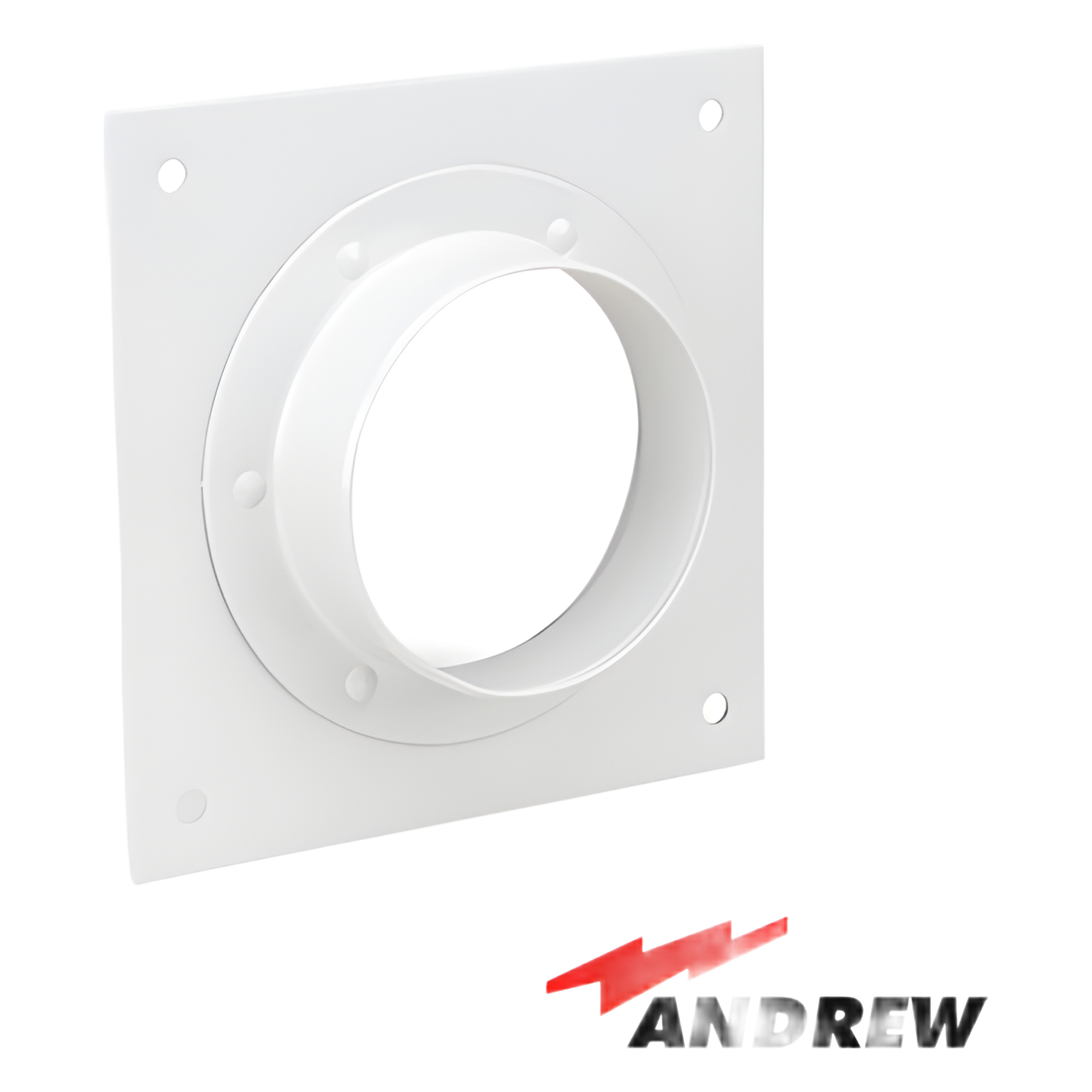 Placa Pasamuros / 1 Puerto 4.0' / Aluminio / IP66 / 7.00' x 7.00' — ANDREW / COMMSCOPE · SKU 204-6731