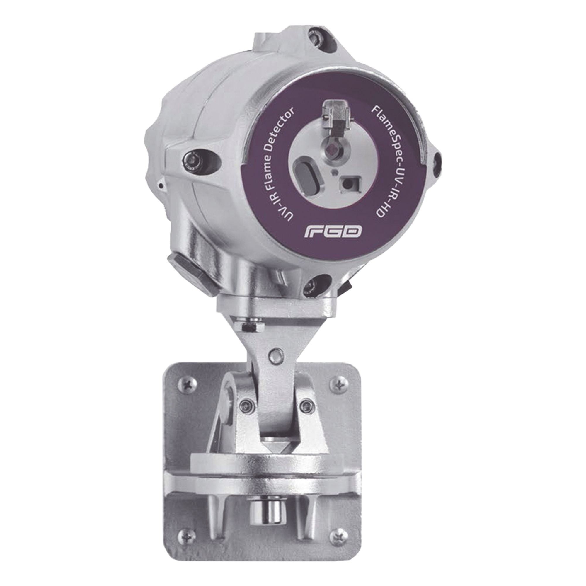 Detector de Flama UV/IR / Respuesta 5 ms / Alcance 60 m (196.9 ft) / Doble Espectro / Salidas 4-20 mA Modbus RS-485 / IP66/IP68 / -55 a +85 °C — MACURCO - AERIONICS · SKU 84-3211-1100-20