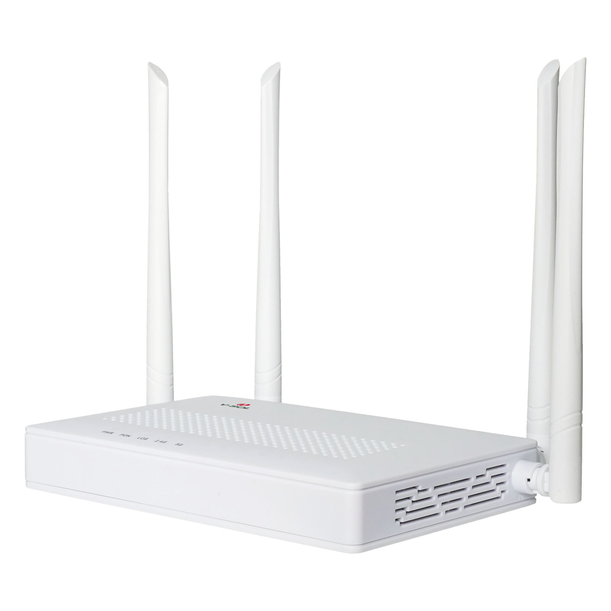 ONU Dual GPON/EPON / Wi-Fi Doble Banda 2.4 y 5 GHz / EasyMesh / 2 Puertos LAN Gigabit / AC1200 / 4 Antenas 5 dBi — V-SOL · SKU V2802-DAC