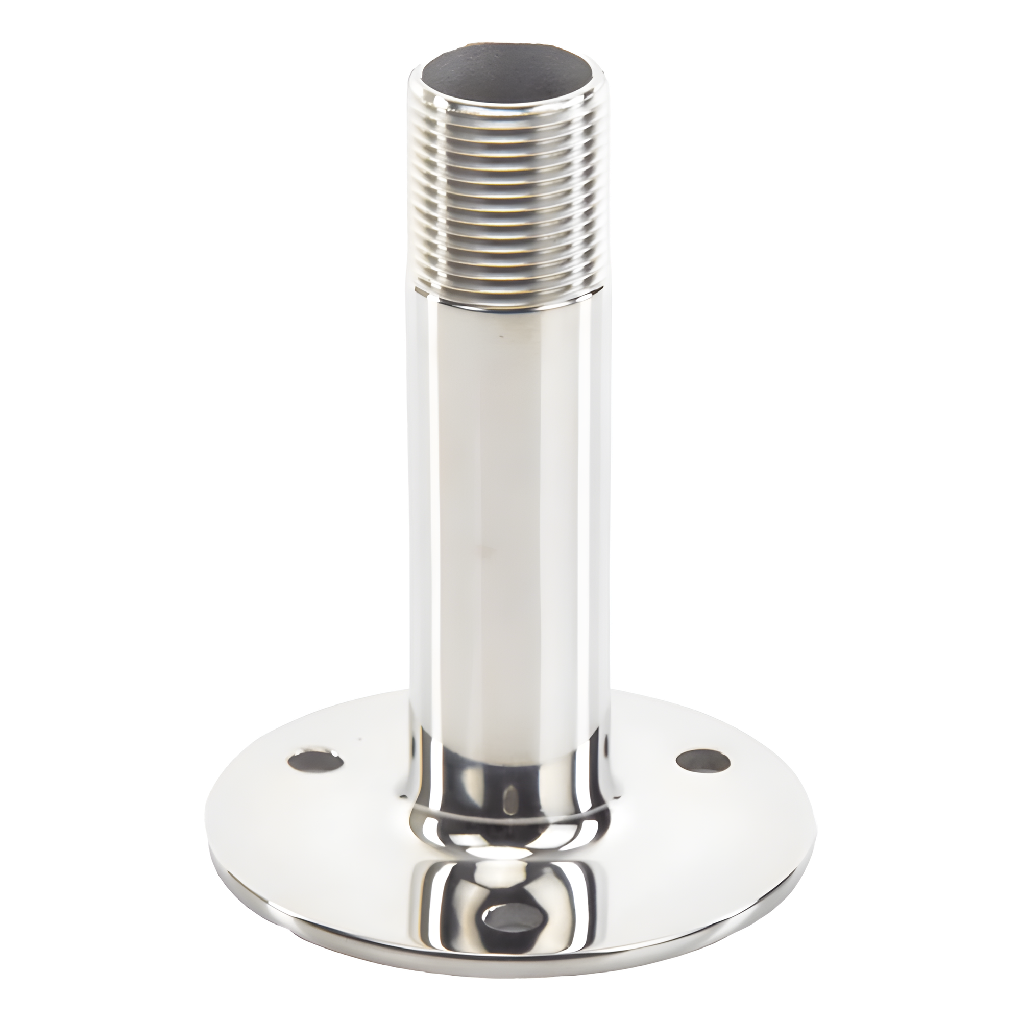 Montaje Recto / Acero Inoxidable / 4 in Alto / 3 in Base / Rosca 1-1/4 in / 0.26 kg — SHAKESPEARE · SKU 4365