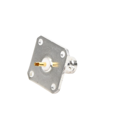 Conector BNC Hembra para Chasis, 18 mm uso en Duplexers Syscom con UG-177/U.  