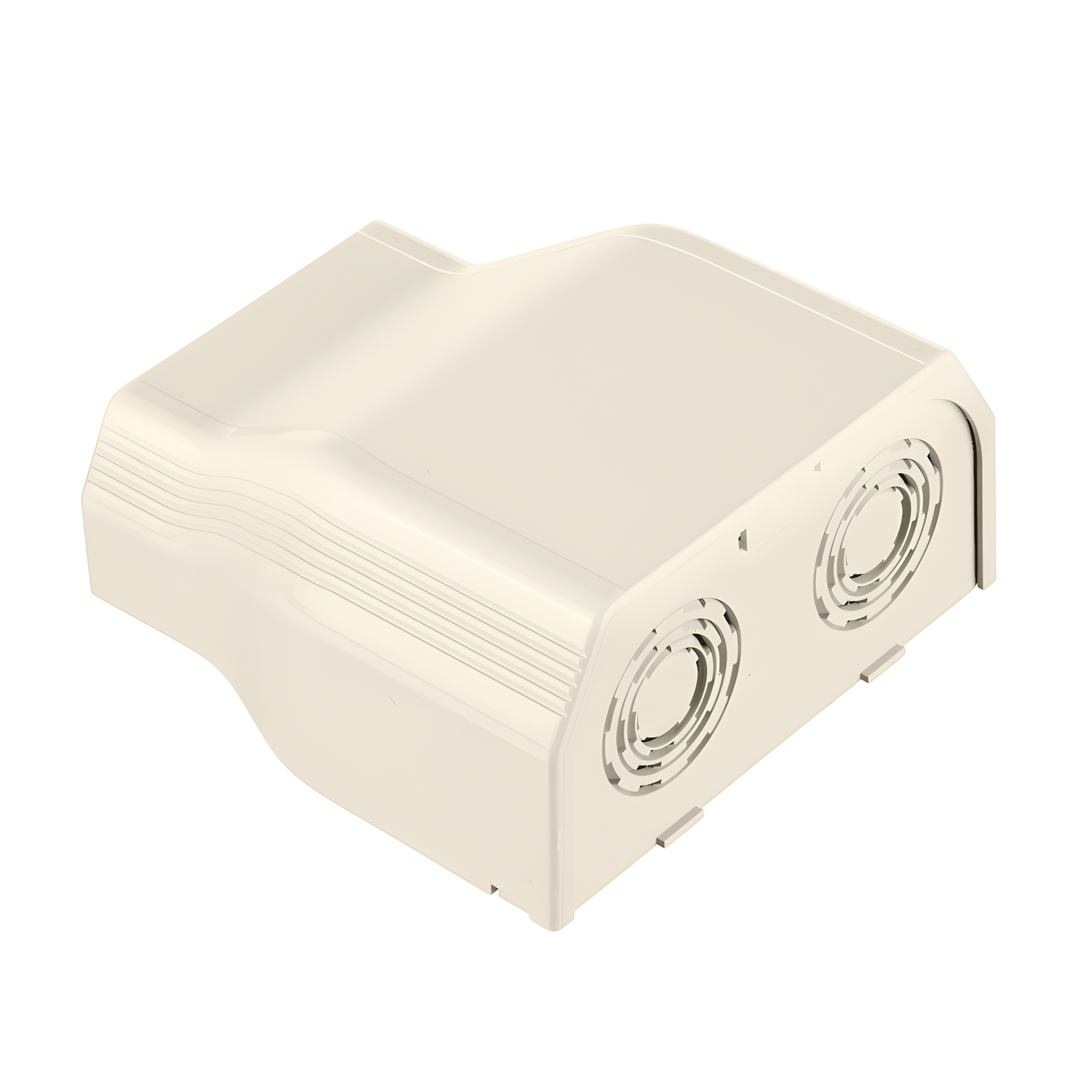Conector de Tubería a Canaleta / Salidas 1/2", 3/4", 1" y 1 1/4" / PVC Rígido / UL94V-0 / TIA/EIA / Color Blanco Mate