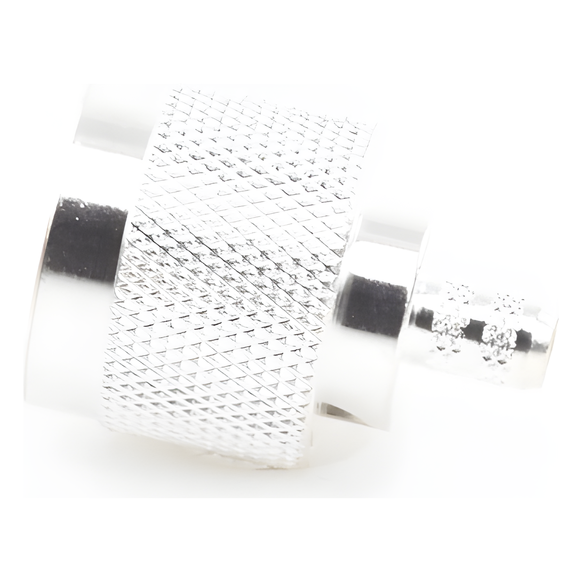 Conector Coaxial N Macho / Anillo Plegable / Bronce Plateado / Contacto Oro / Teflón / RG-8/X, LMR-240, Belden 9258