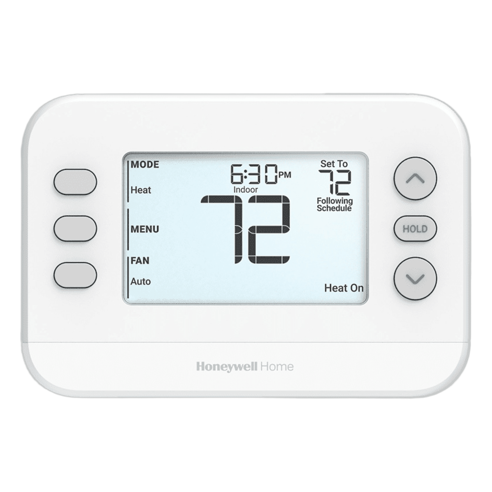 Termostato Programable / 1H/1C / Pantalla 4.84 Pulgadas Cuadradas / Alimentación 24 VCA o 2 Baterías AA / Placa de Montaje UWP — HONEYWELL HOME RESIDEO · SKU TH2110U4004/U