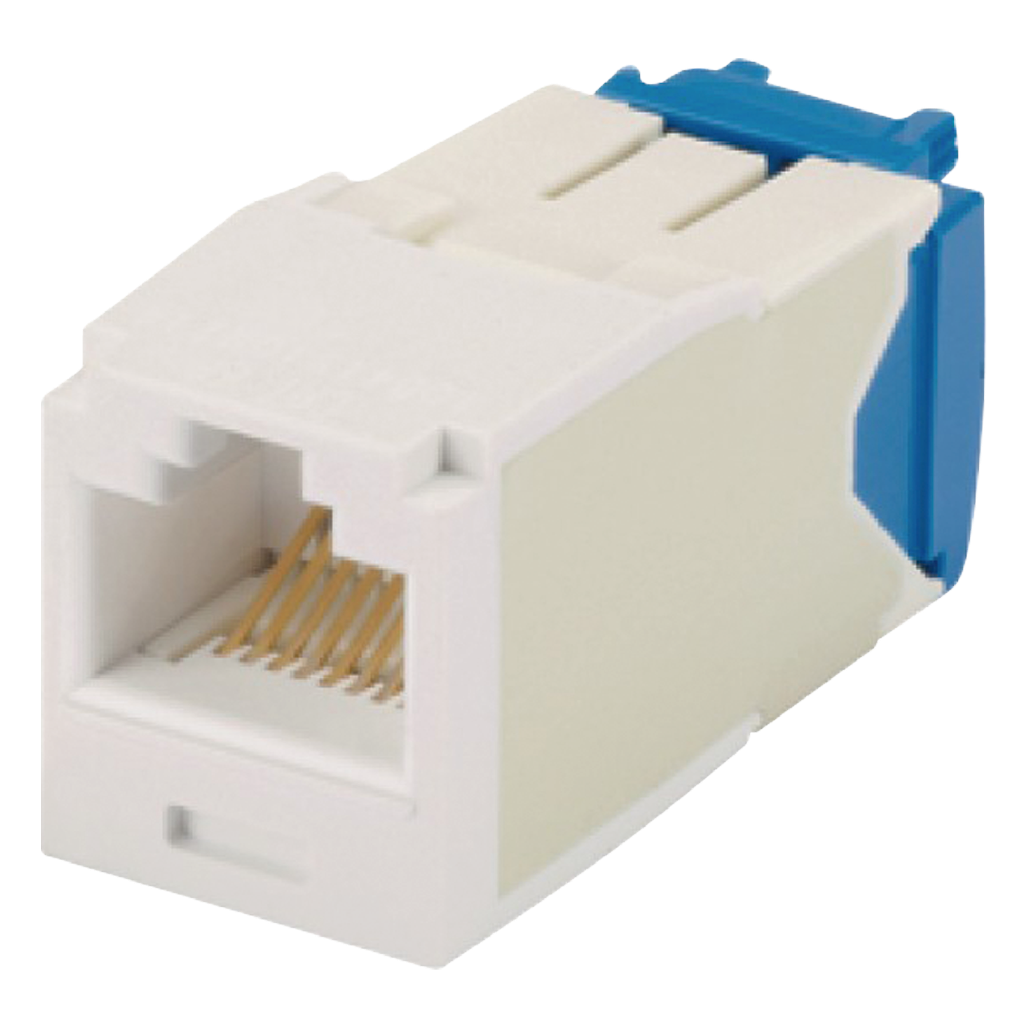 Conector Jack RJ45 / Categoría 6A / 10GBase-T / Sin Herramienta de Impacto / 100W PoE / Color Blanco — PANDUIT · SKU CJ6X88TGWH