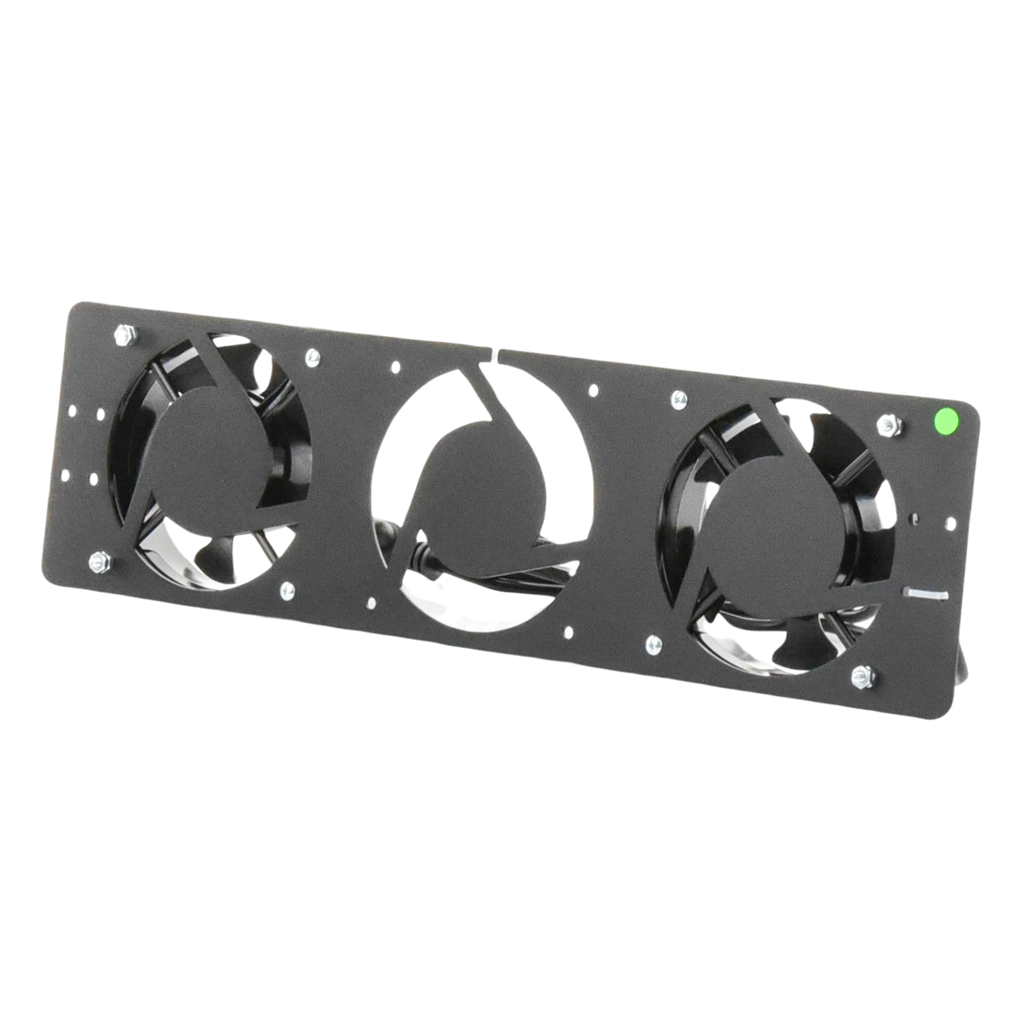 Kit de Ventiladores para Gabinete / 110 Vca / 12 x 12 cm / 76 CFM Total / Clavija Polarizada
