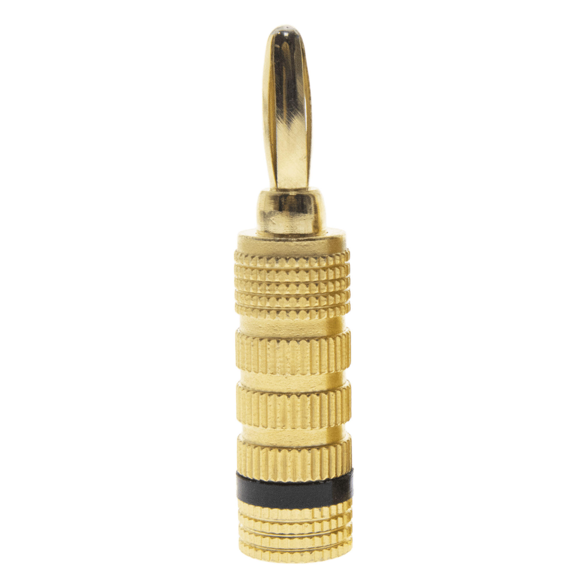 Conector Banana / Tipo Tornillo / Chapado en Oro / 12 AWG / Base Ancha Anticorto / 1 Pieza — EPCOM PROAUDIO · SKU EP-BSCB