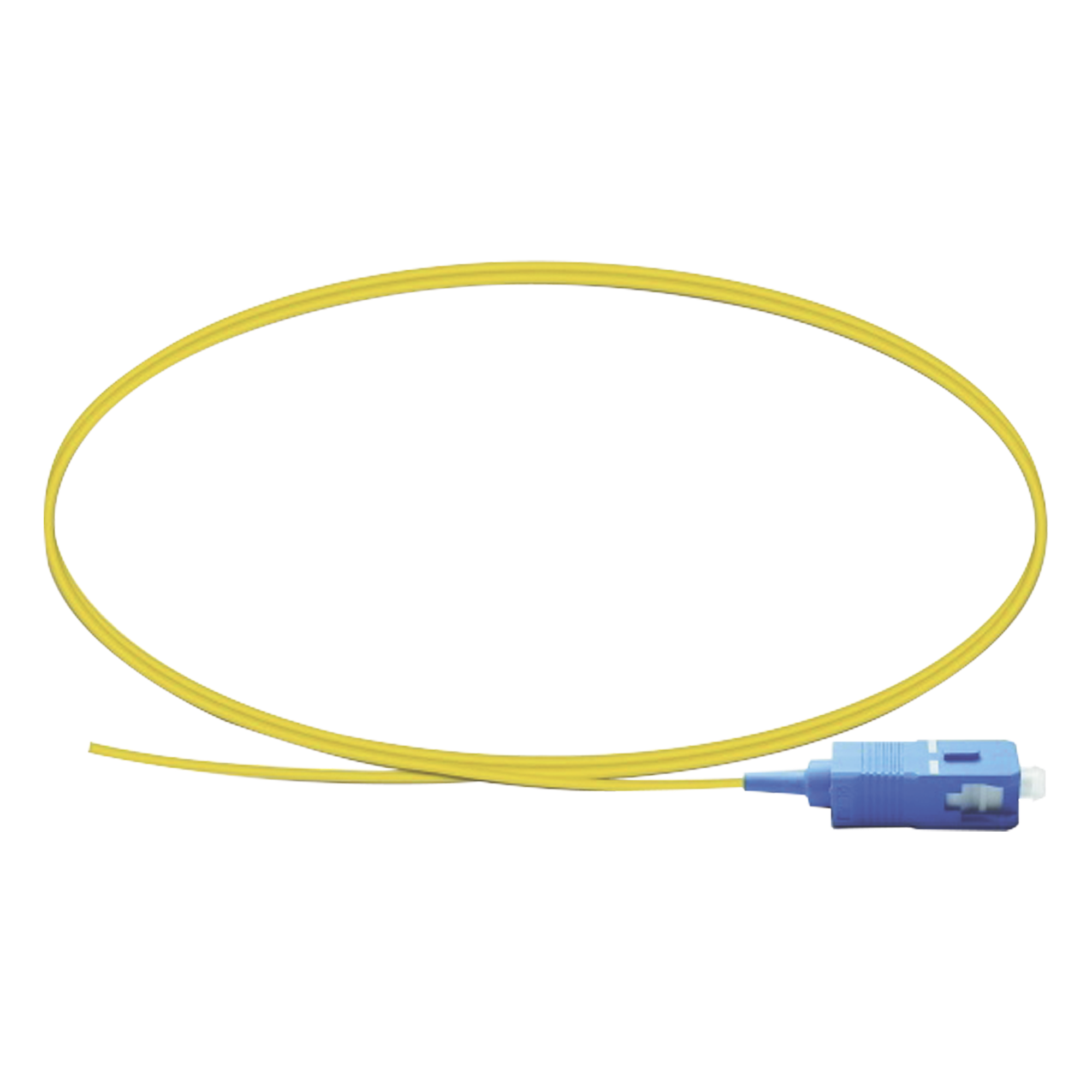 Pigtail de Fibra Óptica / Monomodo G.652D / SC/UPC / Simplex / 1 Metro (3.28 Pies) / Buffer 0.9 mm — LINKEDPRO BY EPCOM · SKU LP-FO-SCU-01