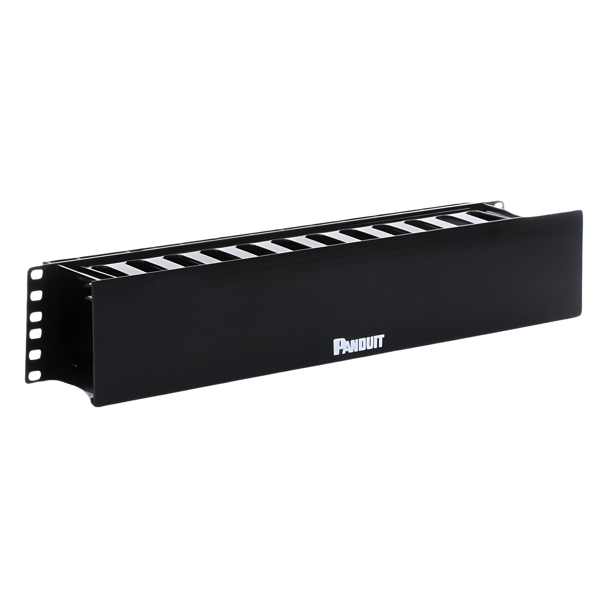 Organizador de Cables Horizontal / 2UR / 19in / Frontal con Tapa Extendida / ABS