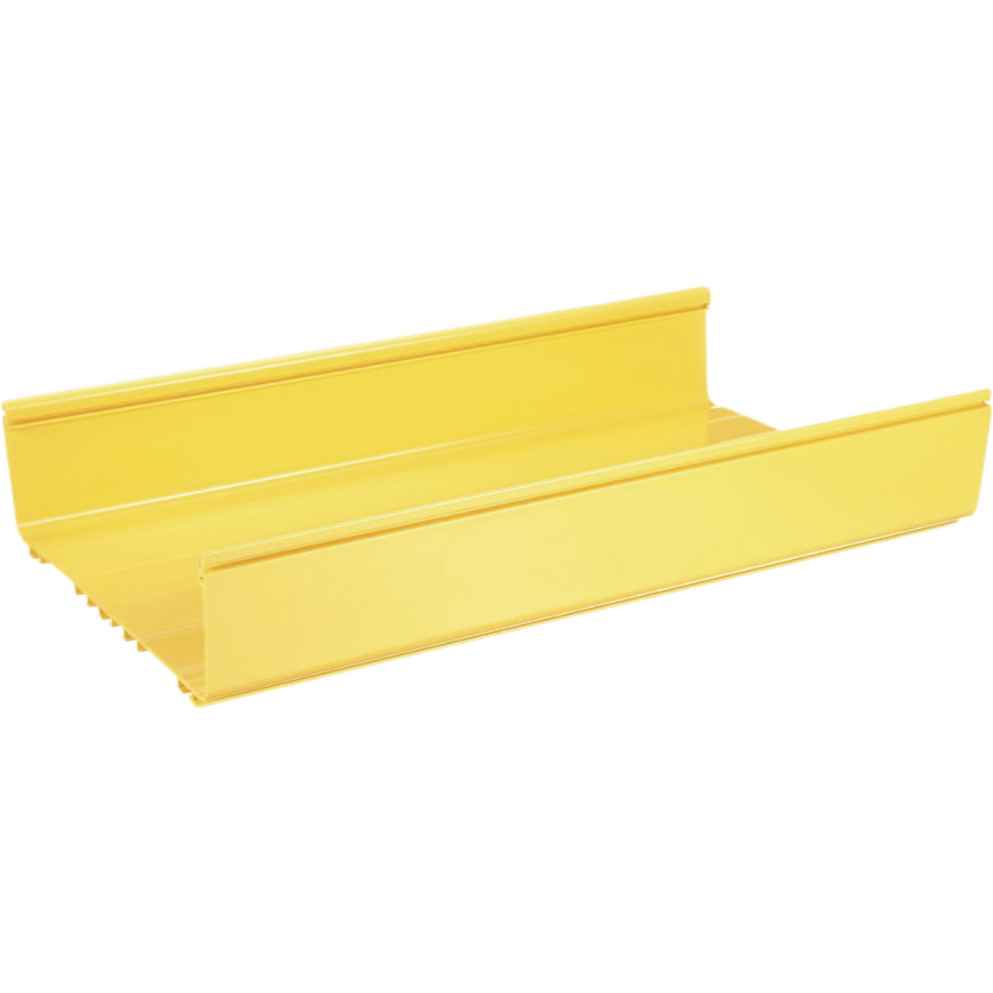 Canaleta FiberRunner™ 12X4, de PVC Rígido, Color Amarillo, 1.8 m de Largo