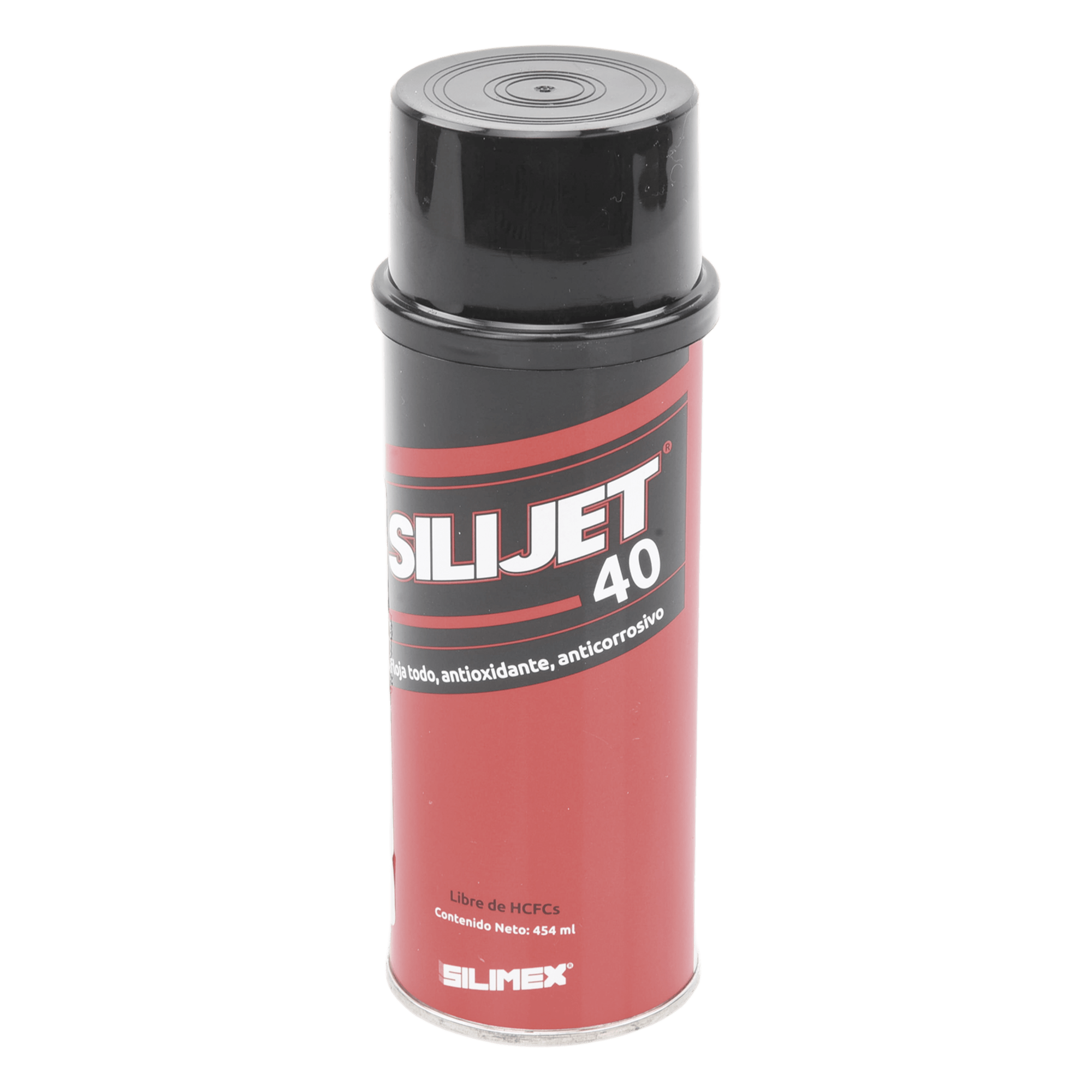 Aerosol Antioxidante y Lubricante / Resistencia a Intemperismo Húmedo y Salino / 454 ml / Tubo de Extensión Incluido — SILIMEX · SKU SILIJET-40