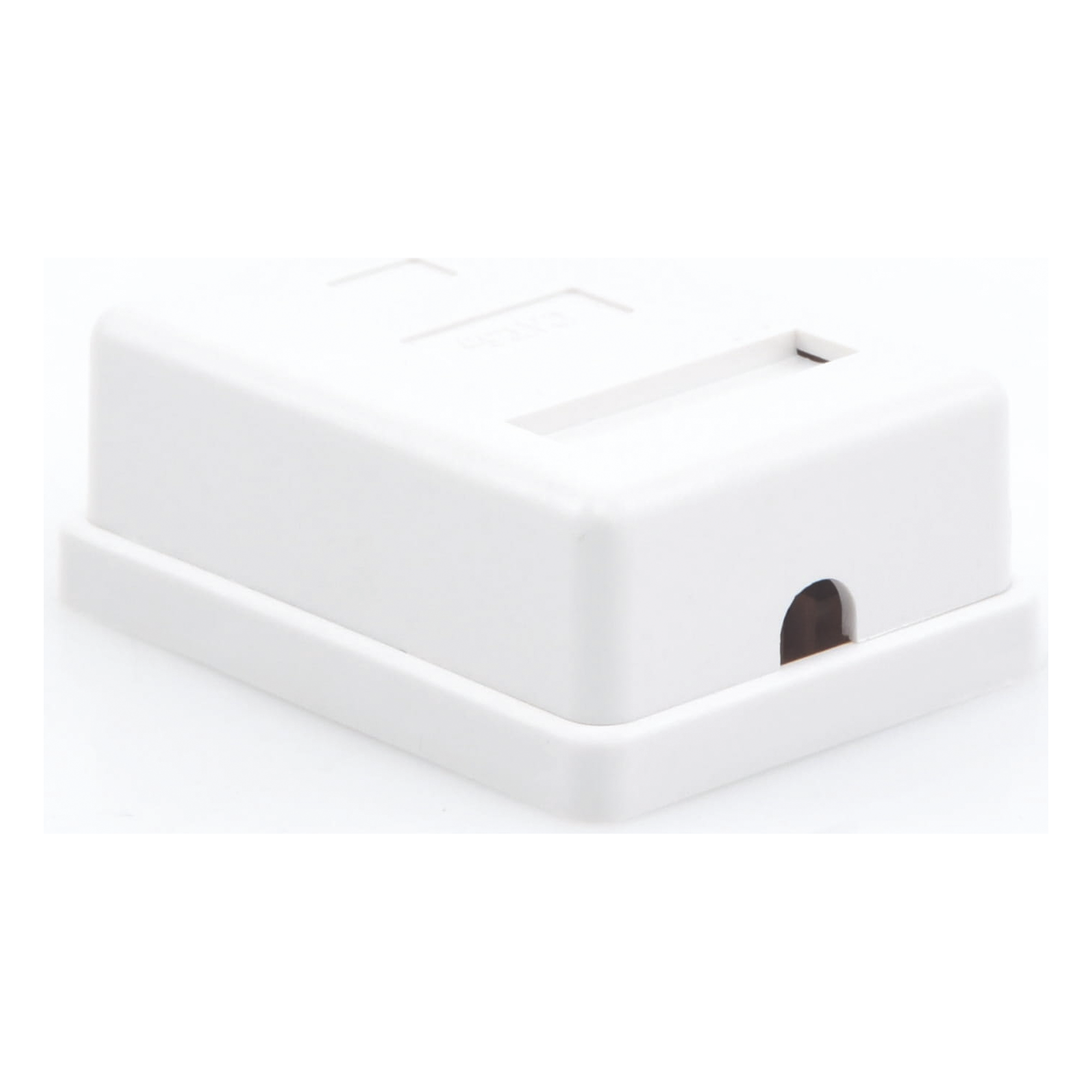 Caja de Pared / 1 Puerto Keystone / Cat5e / T568A-B / UL 94V-0
