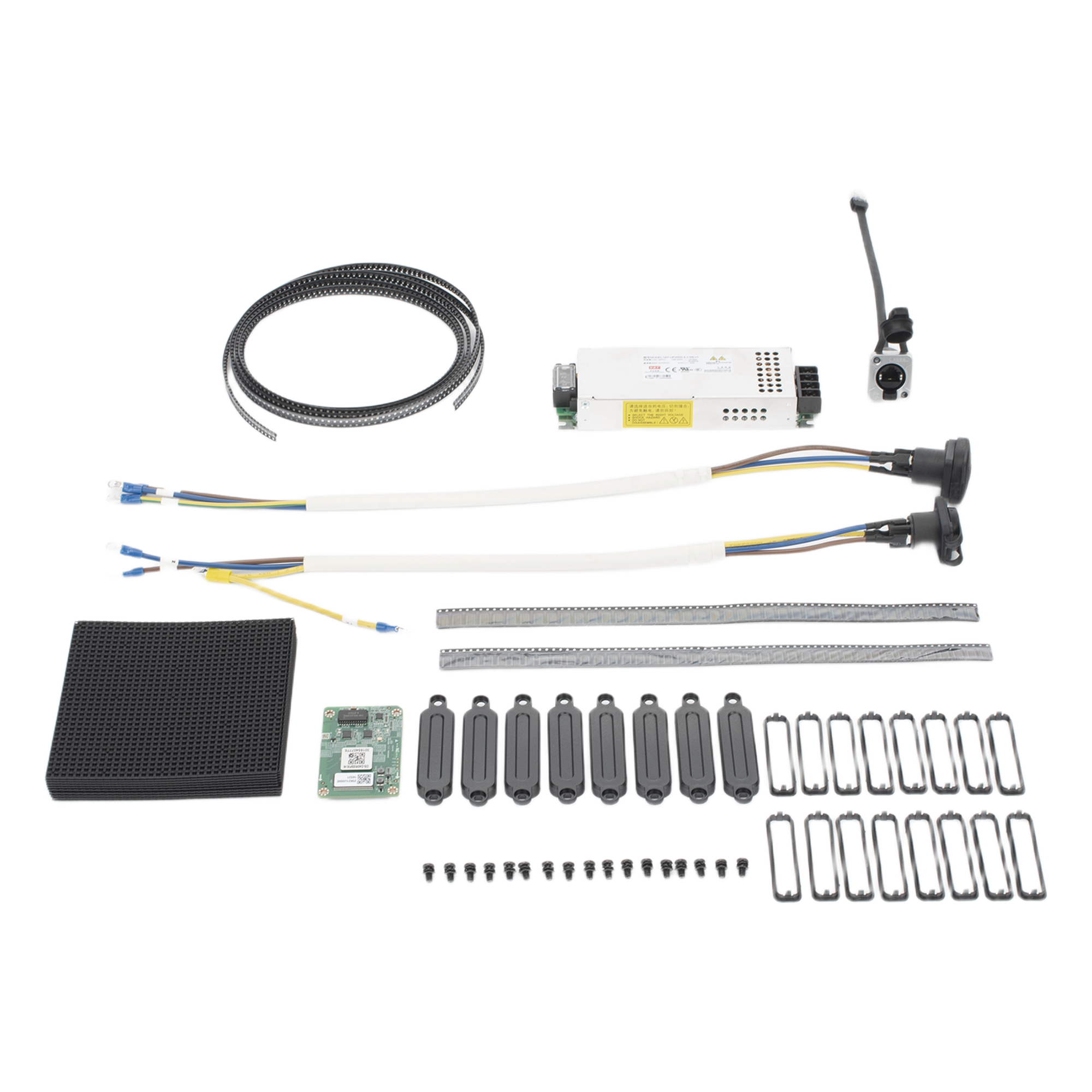 Kit de Refacciones para Videowall LED / Pitch P3.9 / 500 mm × 1000 mm / 47 kg / 8 Módulos LED / 600 LEDs de Repuesto — HIKVISION · SKU DS-D4739C/A2