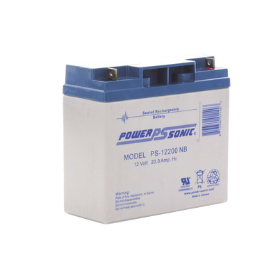 Batería 12V, 20AH, Para Respaldo, Tecnologías AGM/VRLA, 5 Años Vida Útil, Terminales NB2, Reconocida UL  