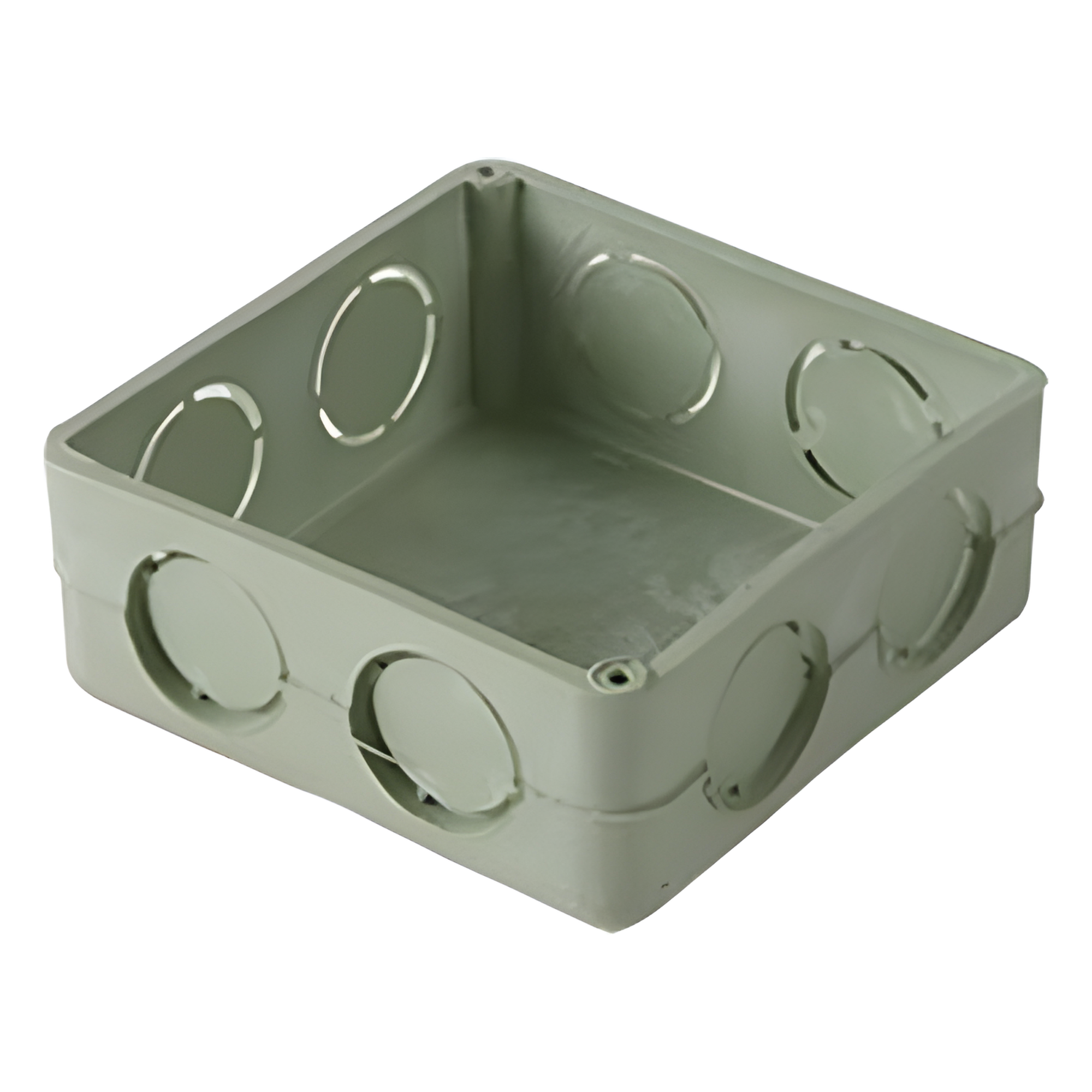 Caja Cuadrada Conduit / PVC Pesado 1/2" / NMX-E-012 / Autoextinguible / Apto para Sistemas Aislados a Tierra — AMANCO-WAVIN · SKU ATUP-12-CA