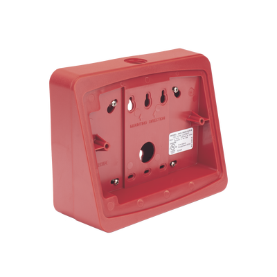 Caja de montaje en color rojo para anunciador remoto ANN-80