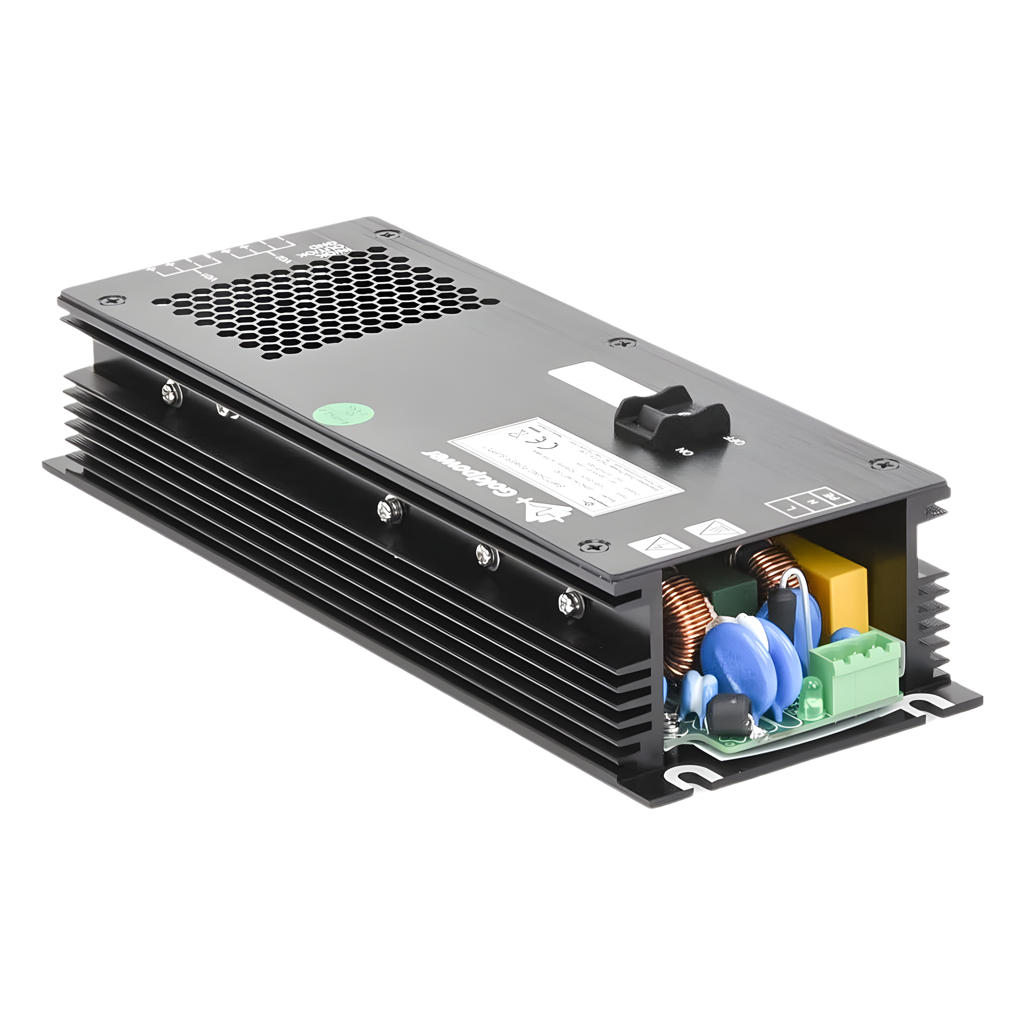 Fuente de Poder Conmutada / Entrada 100-240 VCA / Doble Salida 28 Vcc 10 A y 9 Vcc 8 A / 240 x 50 x 87 mm / 0.79 x 0.16 x 0.29 ft