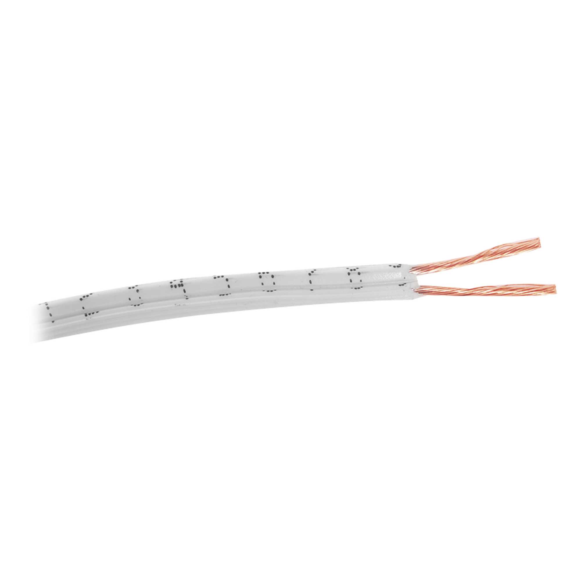 Cable POT 2 x 18 AWG / 100 Metros (328.08 Pies) / NOM-063-SCFI / Color Blanco / Aplicaciones en Electrodomésticos y Electrónicos