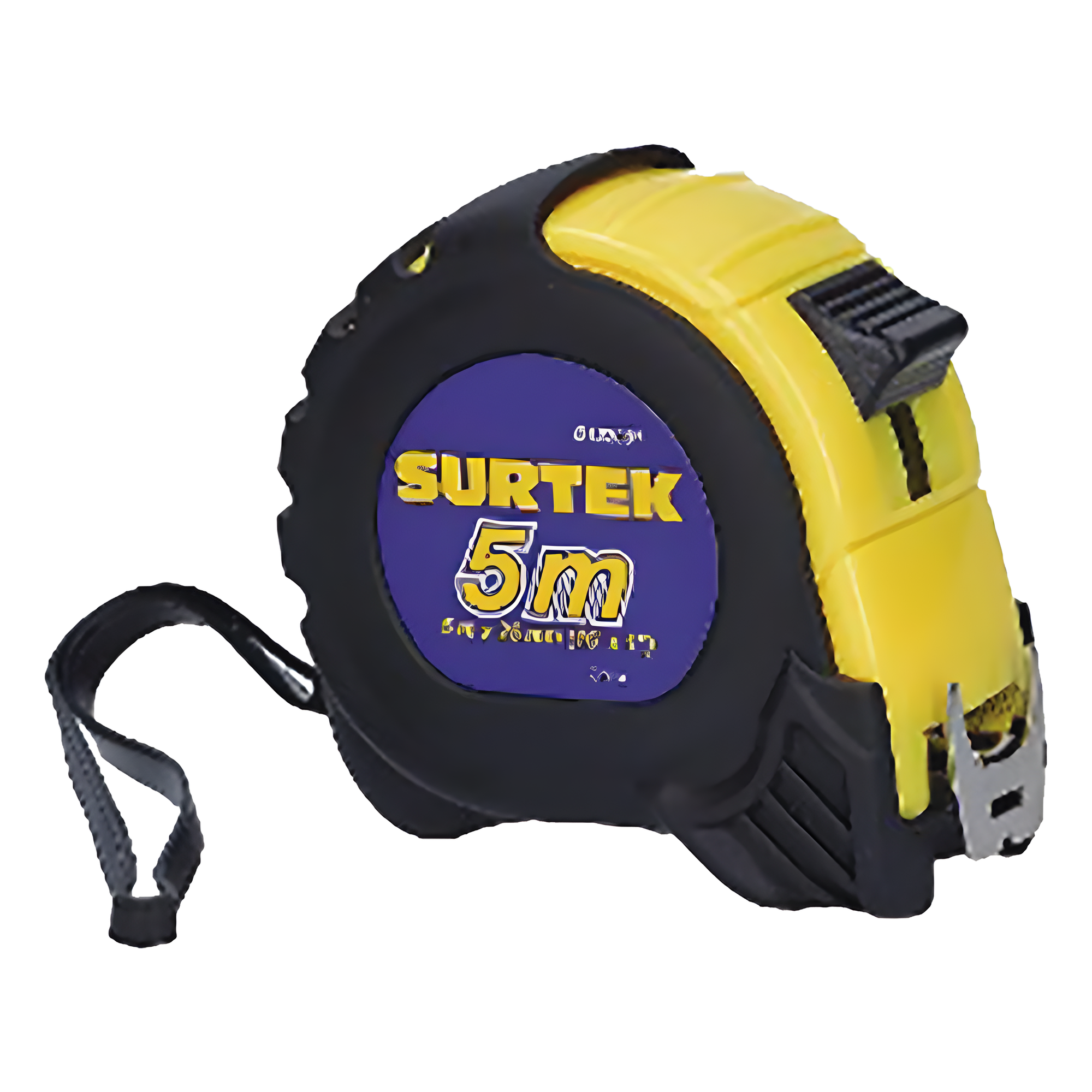 Flexómetro anti impacto / 5 m (16.4 ft) / Cinta ancha 1" / Dual mm/pulgadas / ABS — SURTEK · SKU SYS-B122081