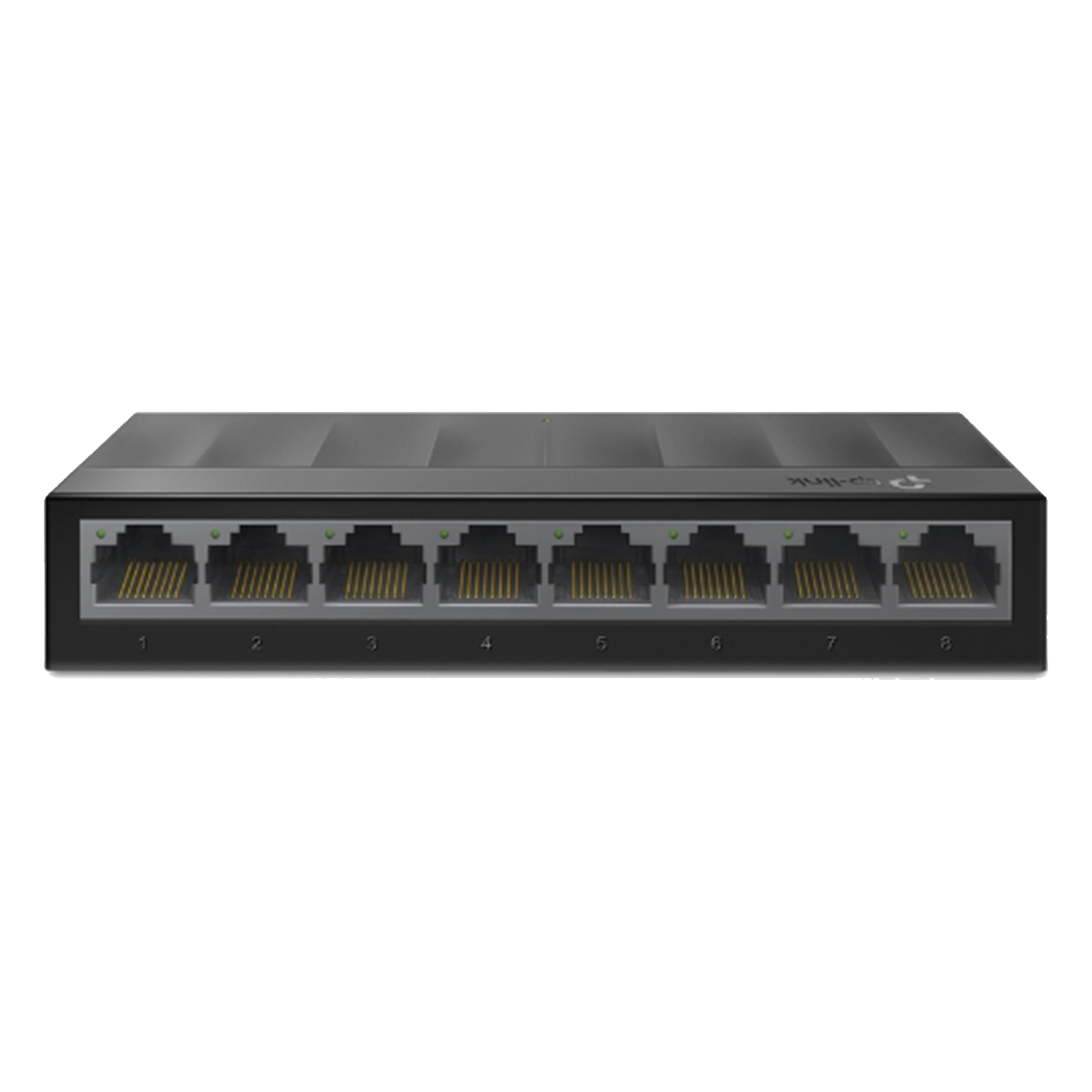 Switch de escritorio / 8 puertos Gigabit / 16 Gbps capacidad de conmutación / Fanless / 4.89W máximo — TP-LINK · SKU LS1008G